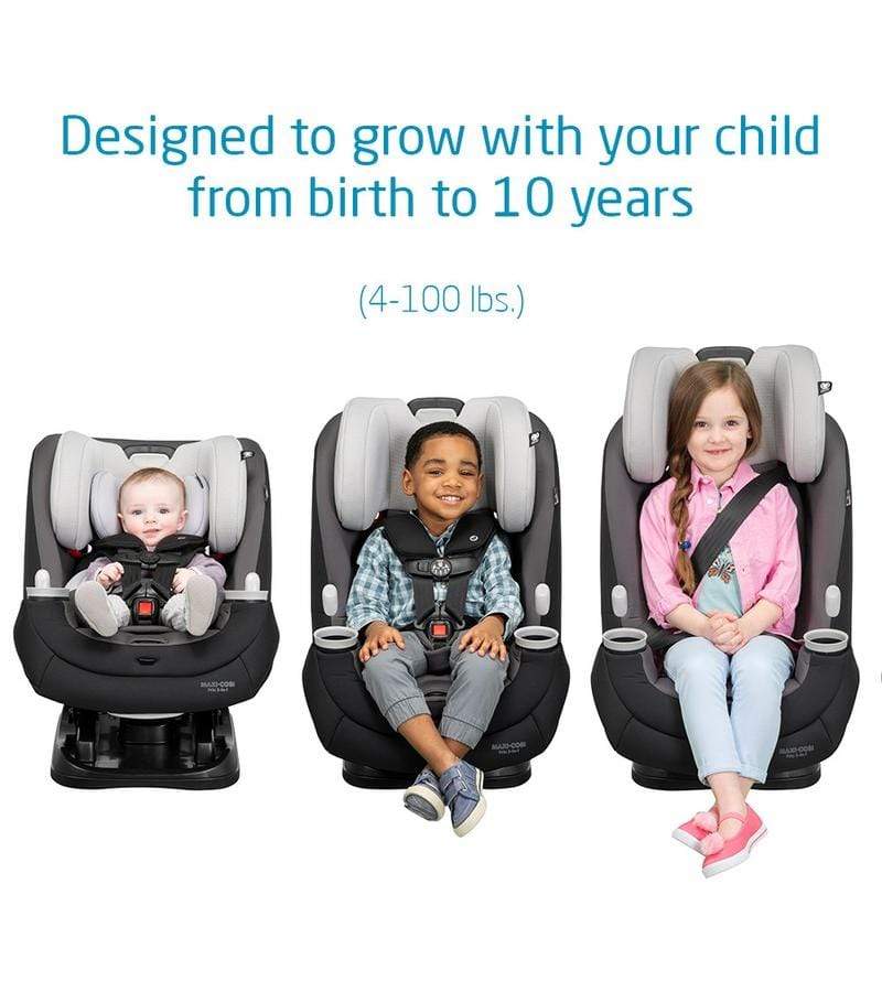 Maxi Cosi Pria All-in-One Convertible Car Seat for Infants & Toddlers | 3-in-1 Rear-Facing, Forward-Facing & Booster | Premium Safety & Comfort | Perfect for Family Travel & Daily Commutes