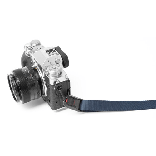 Peak Design Leash Camera Strap (Midnight Blue) - Adjustable & Comfortable DSLR/SLR Neck Strap for Photographers - Perfect for Travel, Hiking & Outdoor Photography