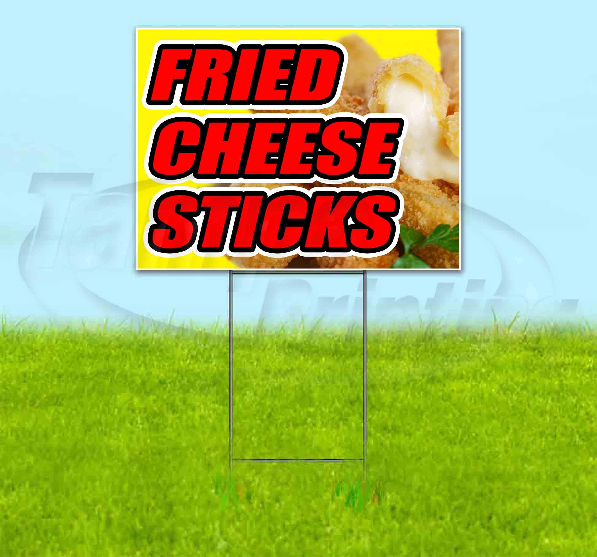 Crispy Fried Cheese Sticks Yard Sign - 18