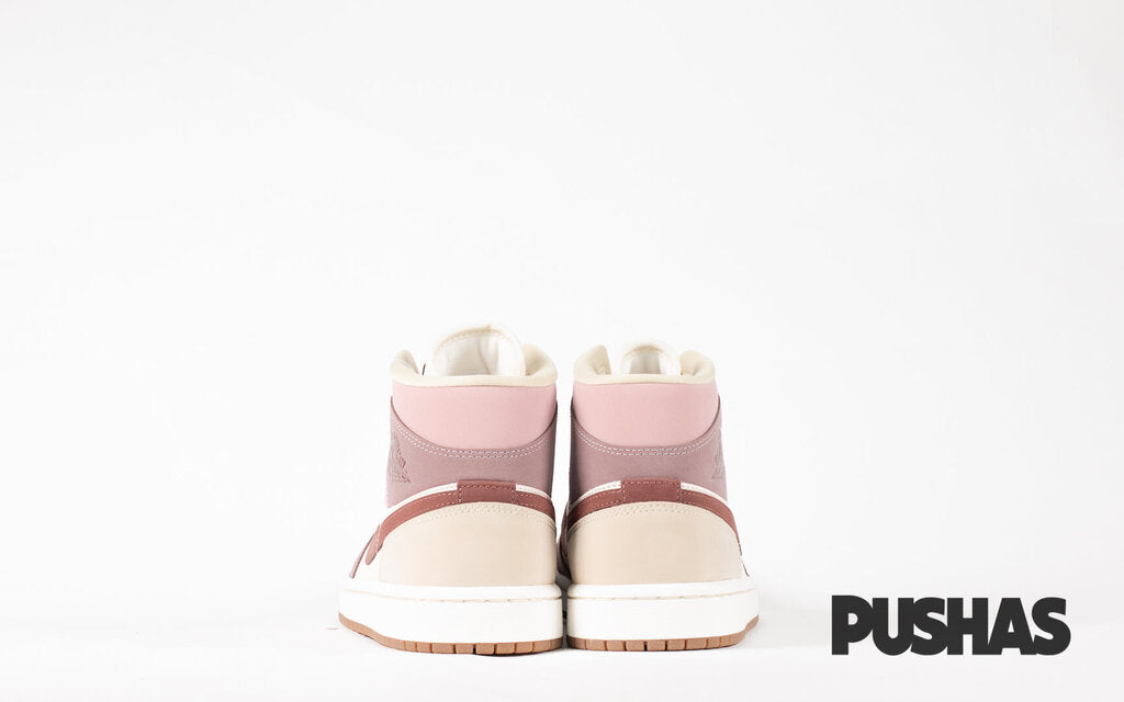 Air Jordan 1 Mid SE 'Dark Pony Smoky Mauve' Women's Basketball Shoes (2021) - Perfect for Streetwear, Casual Fashion & Sneaker Collectors