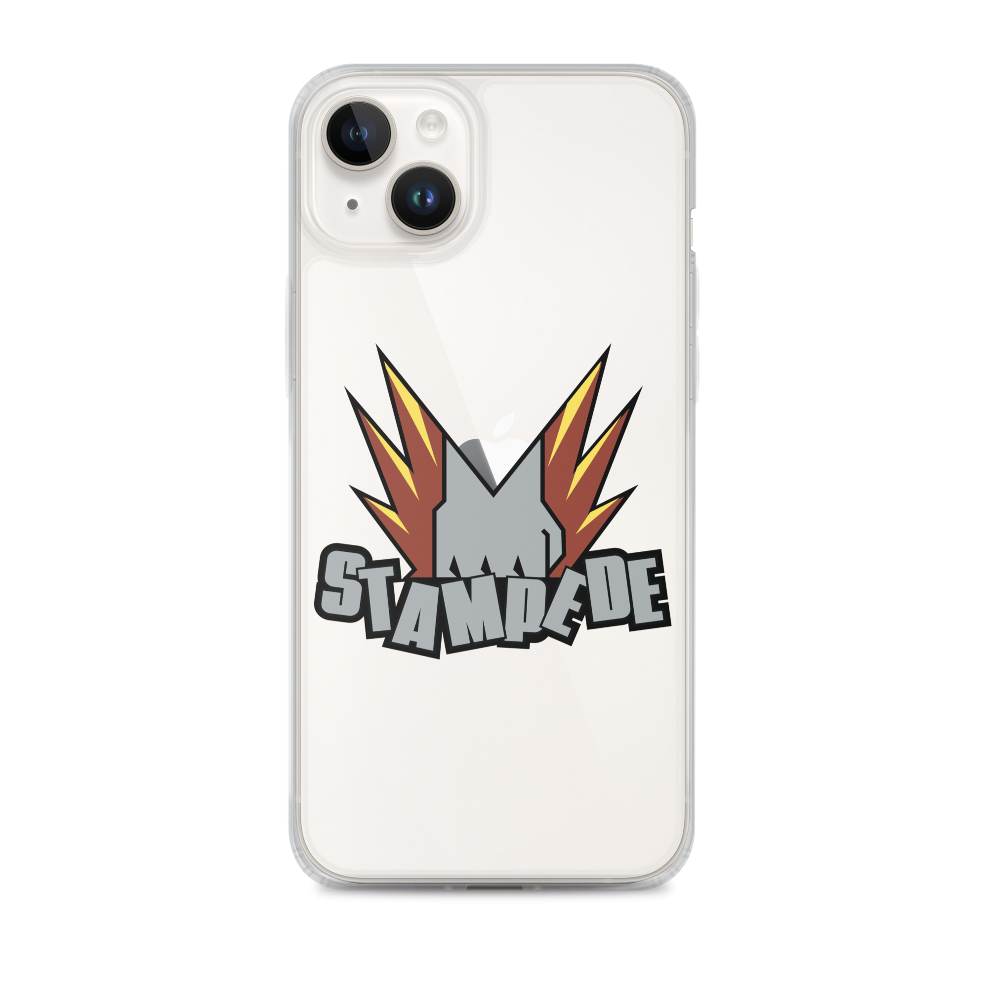 Zoo Jitsu Fighters Stampede iPhone Clear Case - Durable Protective Cover for iPhone 11/12/13/14/15 Pro Max - Slim Shockproof Phone Case for Everyday Use, Travel & Outdoor Activities