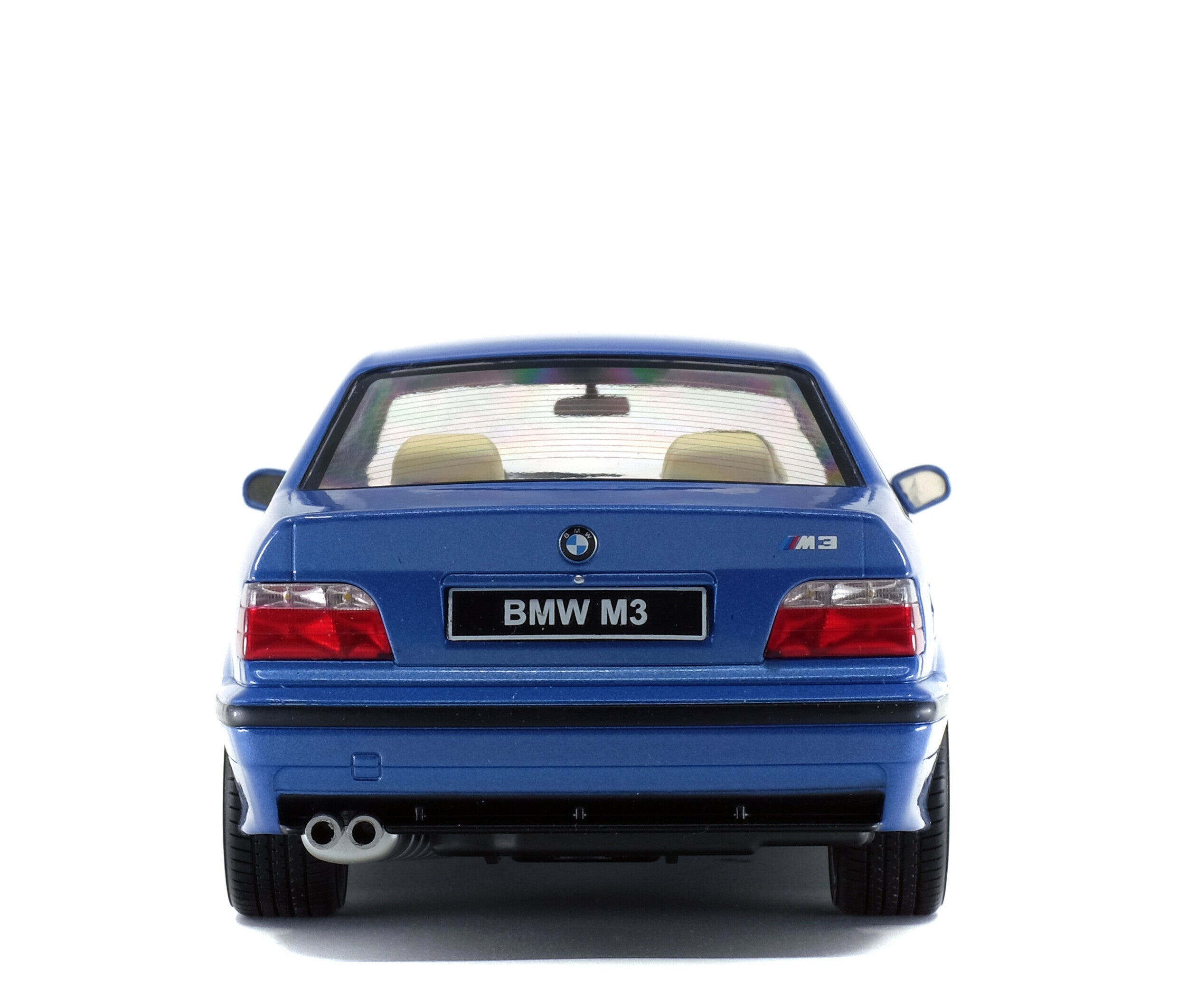 1:18 Scale Solido BMW E36 M3 Coupe Diecast Model Car - Estoril Blue - 1990 Collector's Edition for Display & Racing Enthusiasts