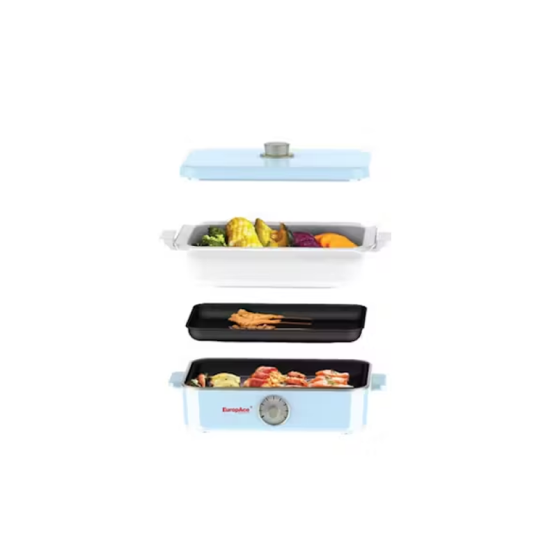 Europace ESB7368A 6-in-1 Multi-Cooker Electric Hot Pot with Steamer, Slow Cooker & Soup Maker - Perfect for Hot Pot, Shabu Shabu, Ramen & Family Dinners