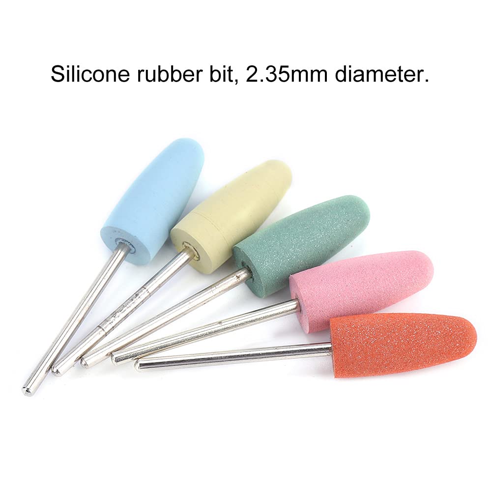 Professional Electric Nail Drill Bits Set - 12PCS Rubber & Dust Bits for Cuticle Cleaning, Manicure & Pedicure | Salon-Grade Nail Polishing & Grinding Tools | Perfect for Nail Art, Home & Professional Nail Care | Ideal for DIY Nail Salons & Beauty Enthusiasts