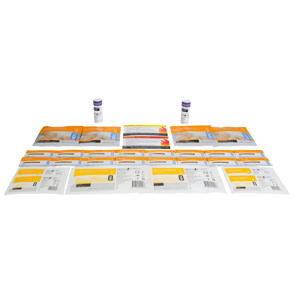 Custom Burns B First Aid Kit Refill - Premium Medical Supplies for Emergency Care, Home & Workplace Safety