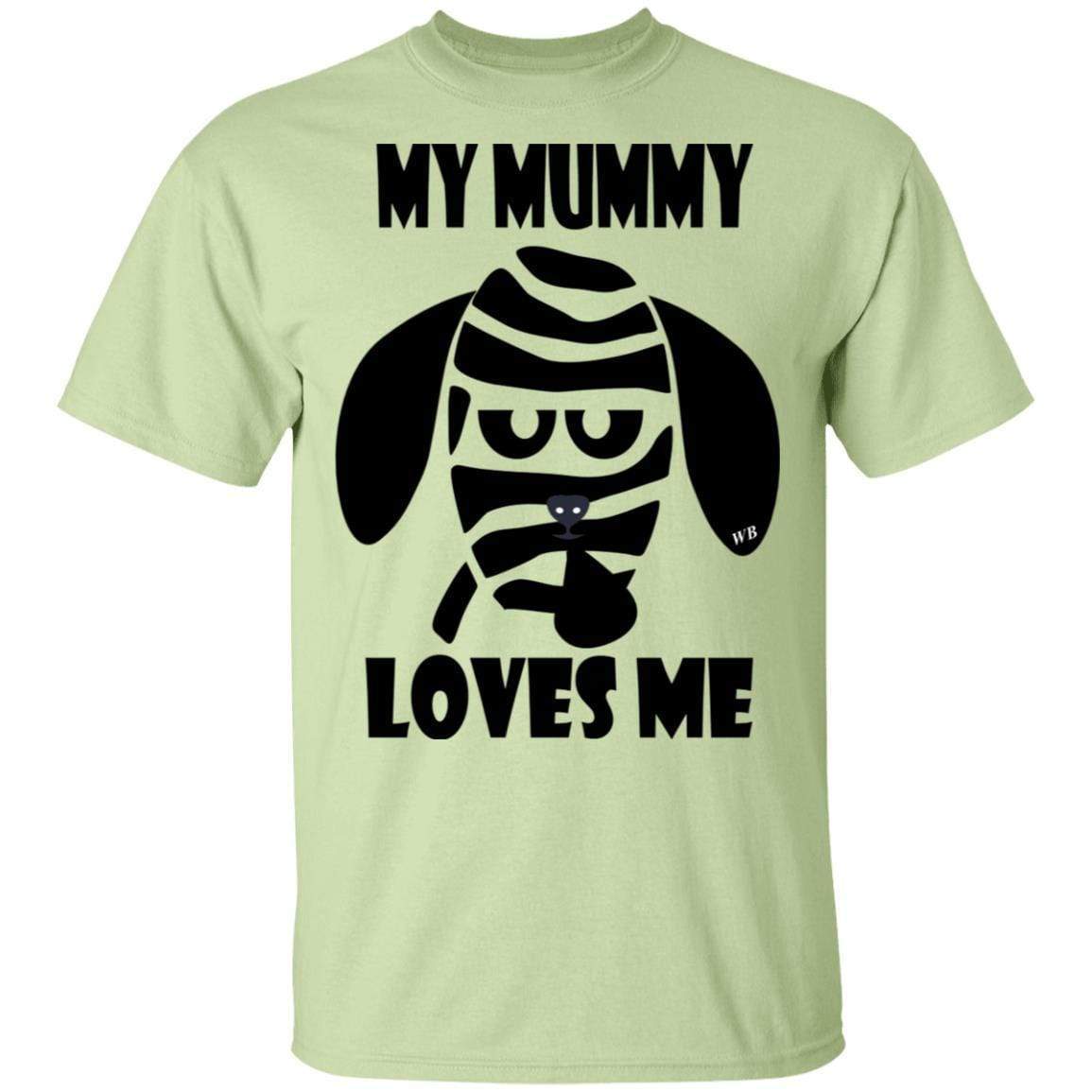 My Mummy Loves Me Halloween Cotton T-Shirt | Funny Wine Lover Gift | WineyBitches.Co | Perfect for Halloween Parties & Wine Tasting Events