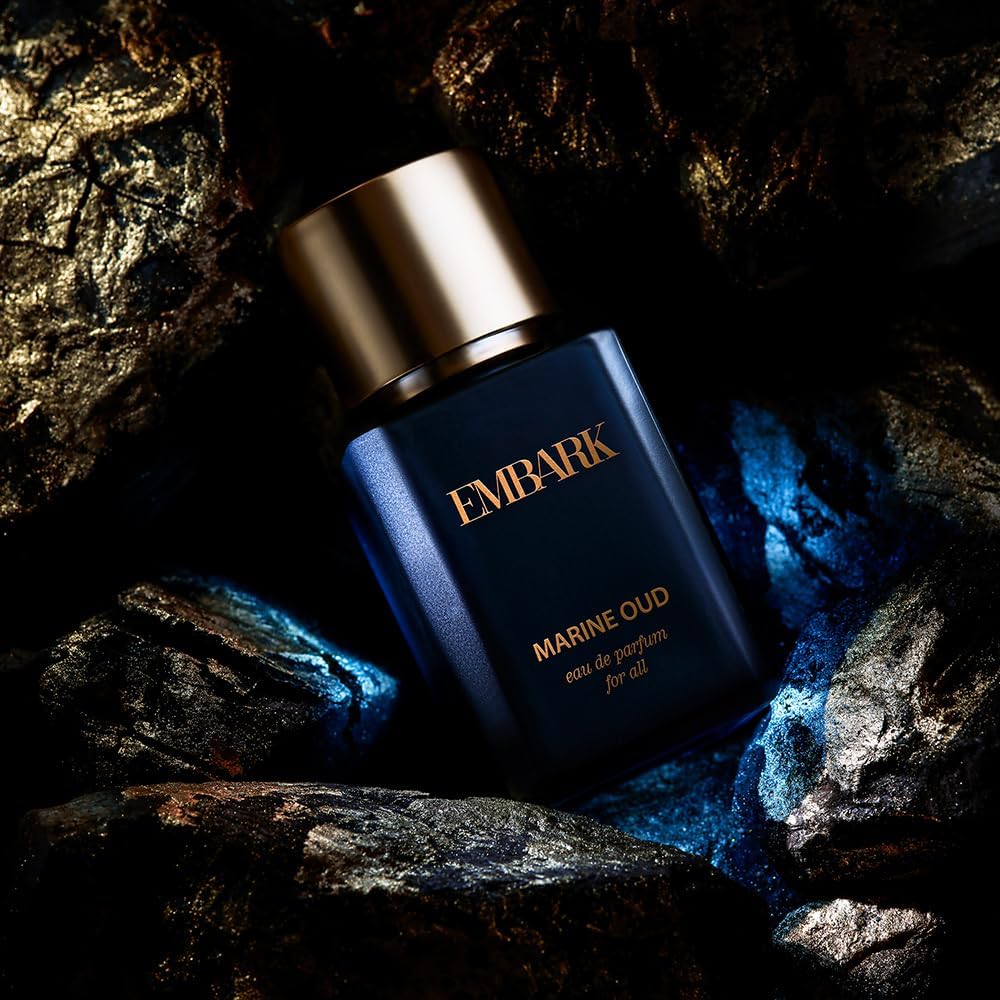 Premium EMBARK OUD Unisex Eau de Parfum - 50ml Long Lasting Marine & Woody Fragrance for Men & Women | Perfect for Date Nights, Office Wear & Special Occasions