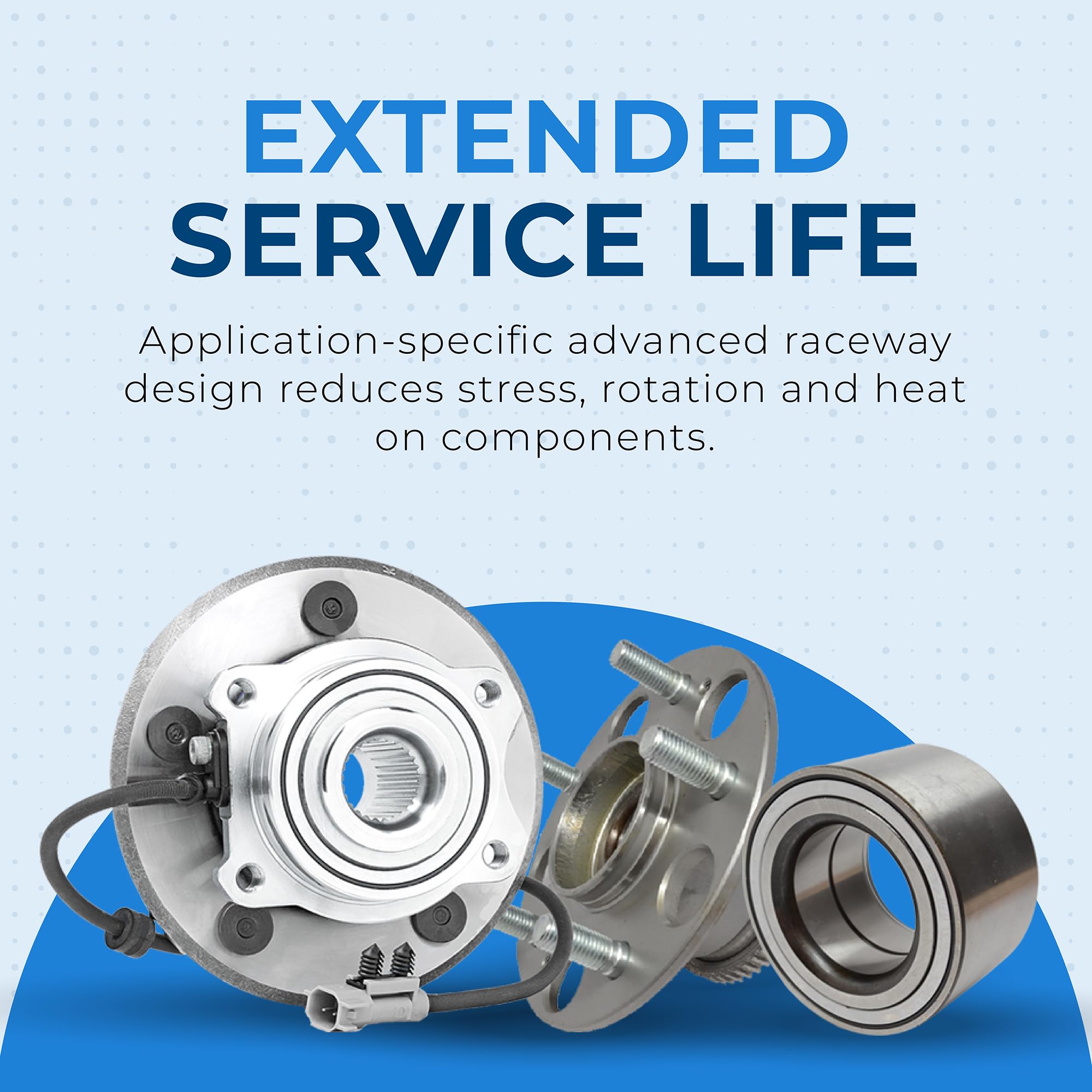 Rear Wheel Hub and Bearing Assembly Replacement for 2006-2008 Hyundai Sonata & Kia Optima - Durable OEM Quality - Perfect for Smooth Ride & Noise Reduction