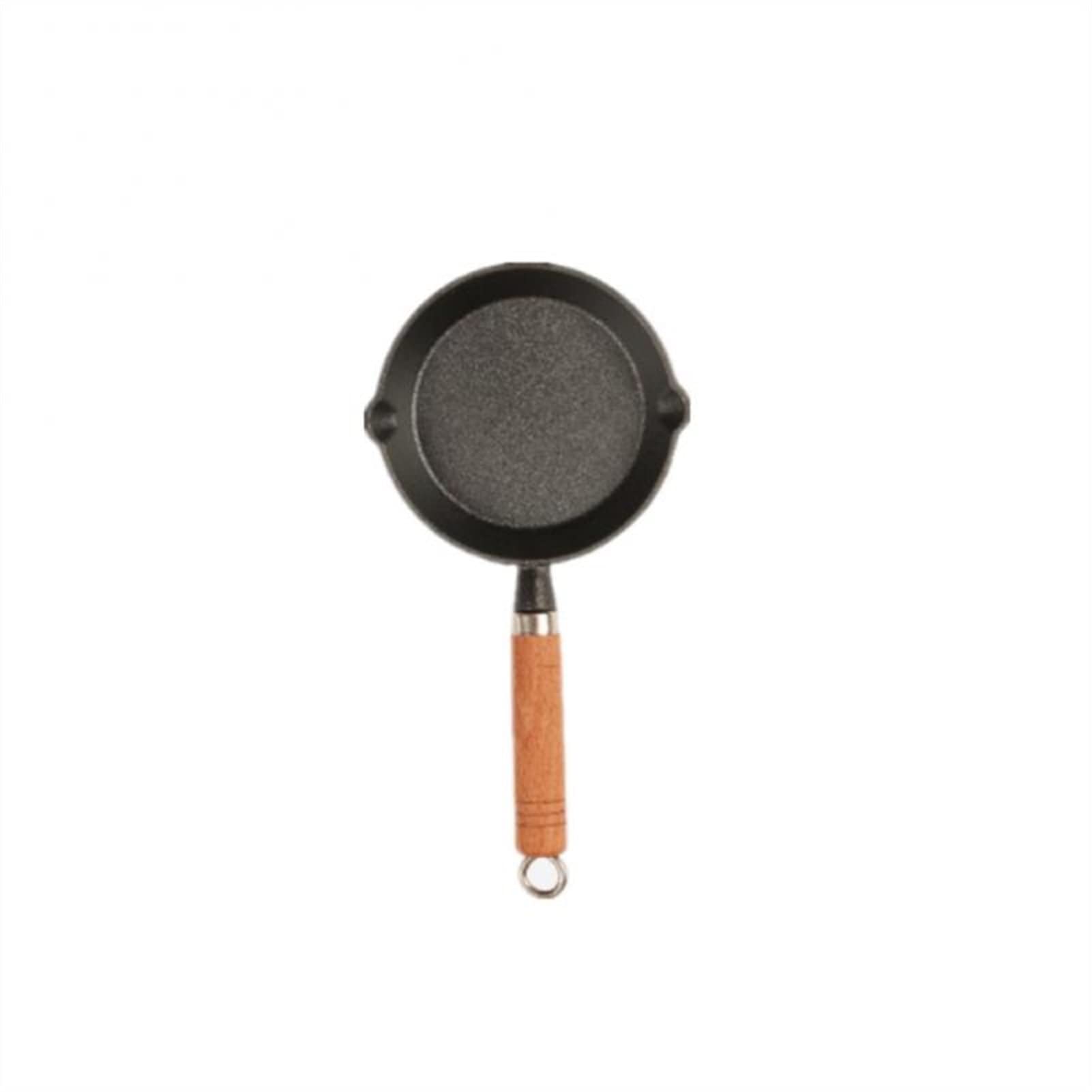 Nonstick Mini Omelette Pan 6-Inch Flat Bottom Egg Frying Pan with Ergonomic Handle - Perfect for Pancakes, Crepes & Breakfast Cooking - Portable Small Kitchen Utensil for Camping & RV (15cm Diameter)