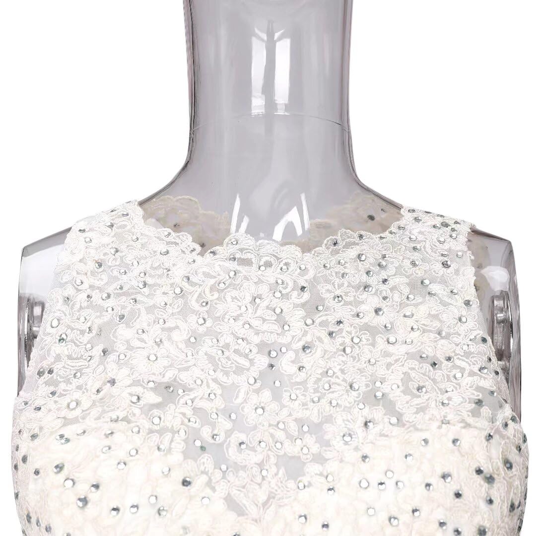 Handmade Beaded 2-Piece Prom Dresses for Quinceañera - Bateau Neckline Lace Formal Evening Gowns 2025 | Perfect for Homecoming, Wedding Guest & Special Occasions