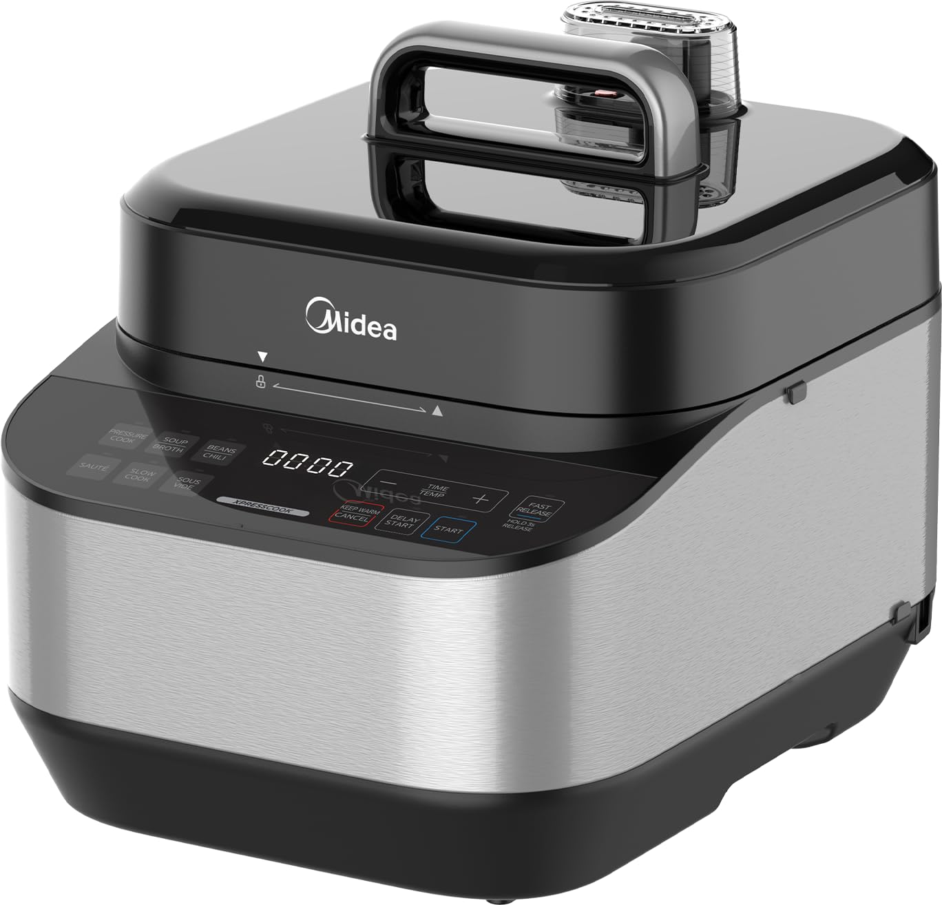 Midea 5 Quart Electric Pressure Cooker - 8-in-1 Multi-Cooker with 14° Inclined Panel | Programmable Slow Cooker, Rice Cooker, Steamer, Sauté Pan & Yogurt Maker | Perfect for Family Dinners, Meal Prep & Healthy Cooking