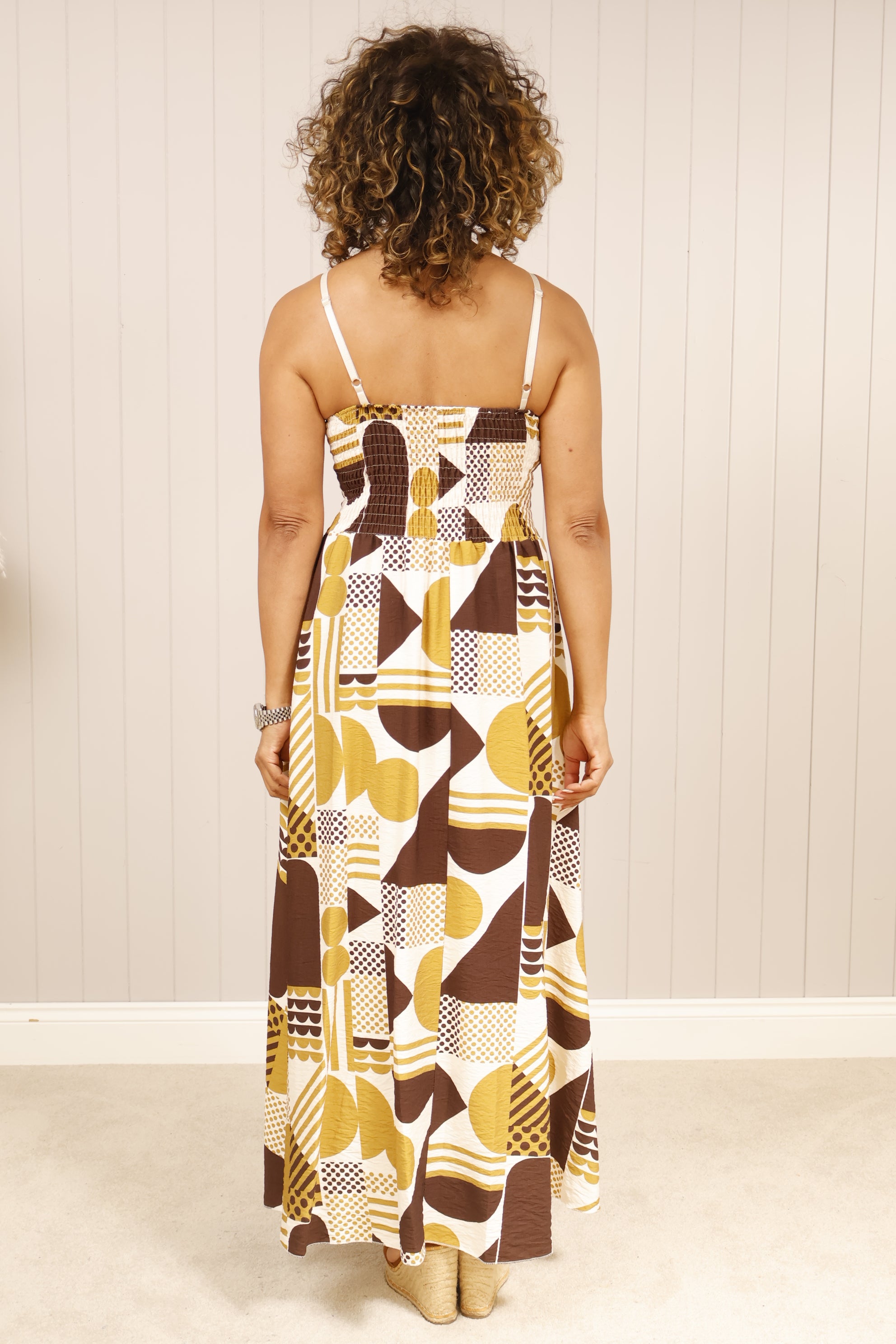 Azaria Abstract Print Lime Green Dress - Stylish & Comfortable for Casual Outings, Parties & Date Nights