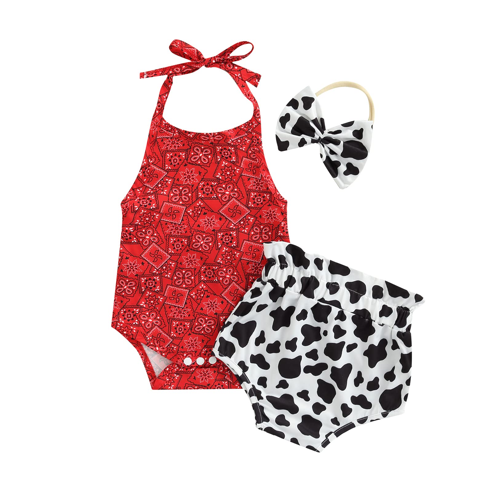 Newborn Baby Boy Girl Summer Clothes Set - Strap Top Romper & Drawstring Shorts Outfit for Boys & Girls | Perfect for Beach, Park & Family Outings