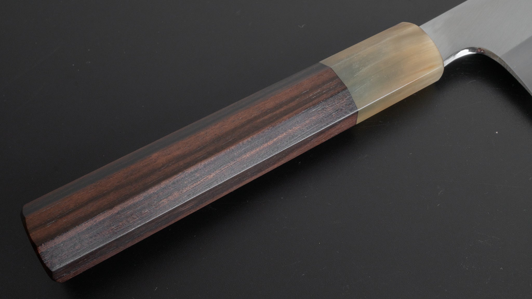 Hitohira Togashi White #1 Stainless Clad Gyuto Knife 240mm - Japanese Chef Knife with Taihei Makassar Ebony Handle - Perfect for Sushi, Meat Cutting & Professional Kitchen Use