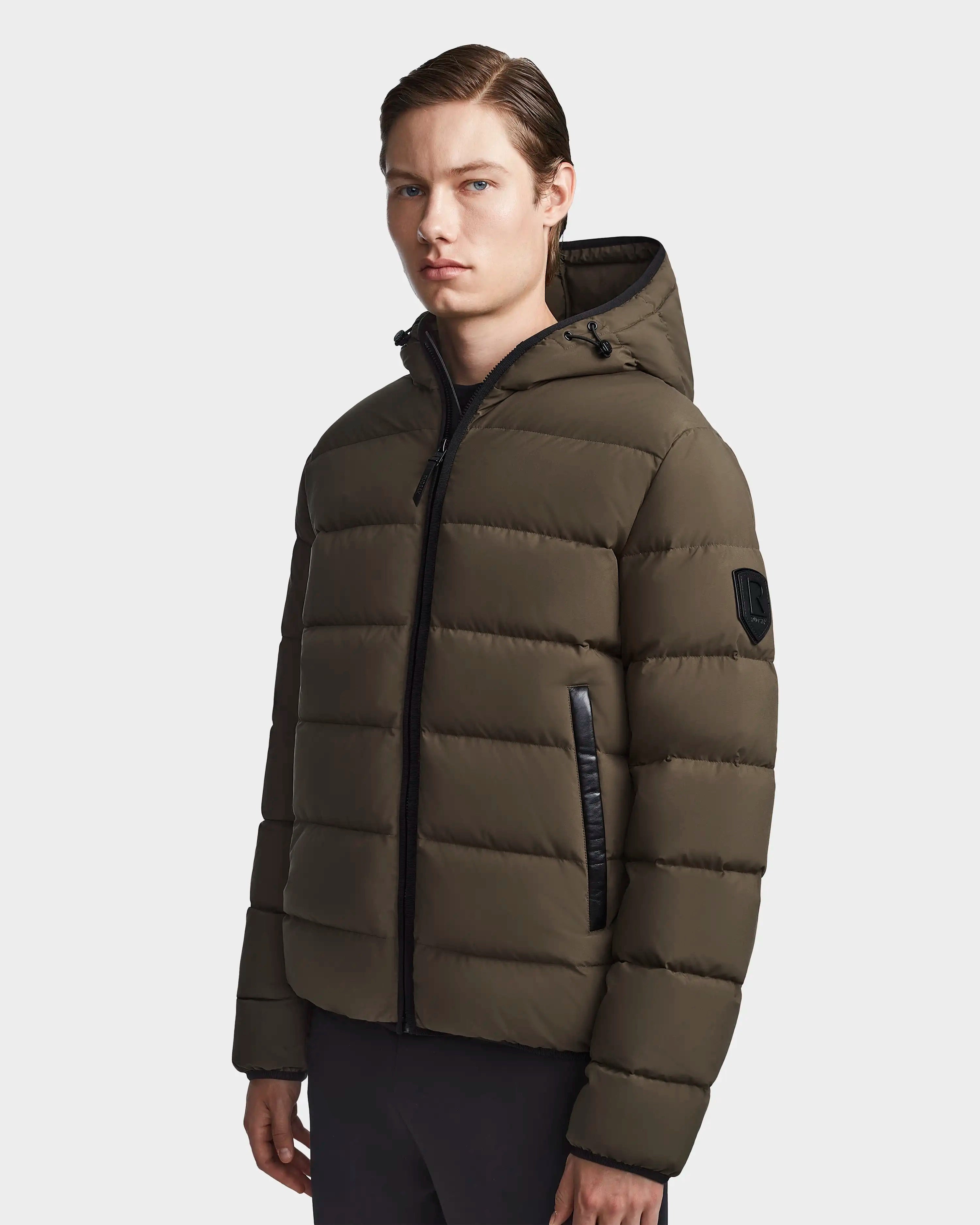 DEMIAN M M123507 Light Olive Green Jacket - Stylish Outdoor Windbreaker for Men | Perfect for Hiking, Camping & Casual Wear