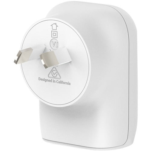 Belkin BOOST CHARGE 37W Dual Port USB-C & USB-A Wall Charger - Fast Charging Adapter for iPhone 15/14/13, Samsung Galaxy, iPad, Tablet, Laptop - Compact White Power Brick for Home, Office & Travel (Model WCB007AUWH)