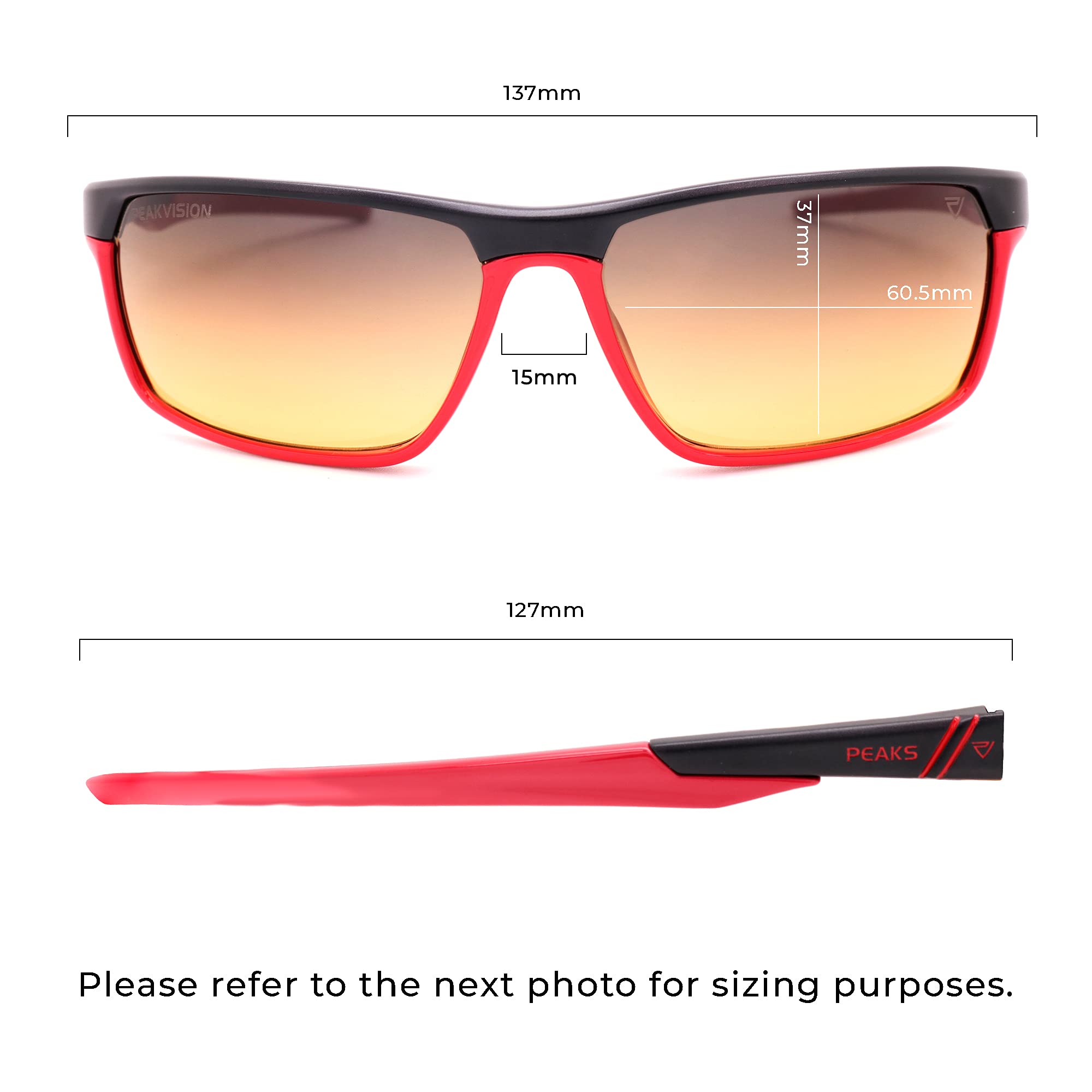 AM5 Non-Polarized Unisex Sunglasses - Lightweight Frame with Dual-Zone Lens Technology for Outdoor Sports & Driving