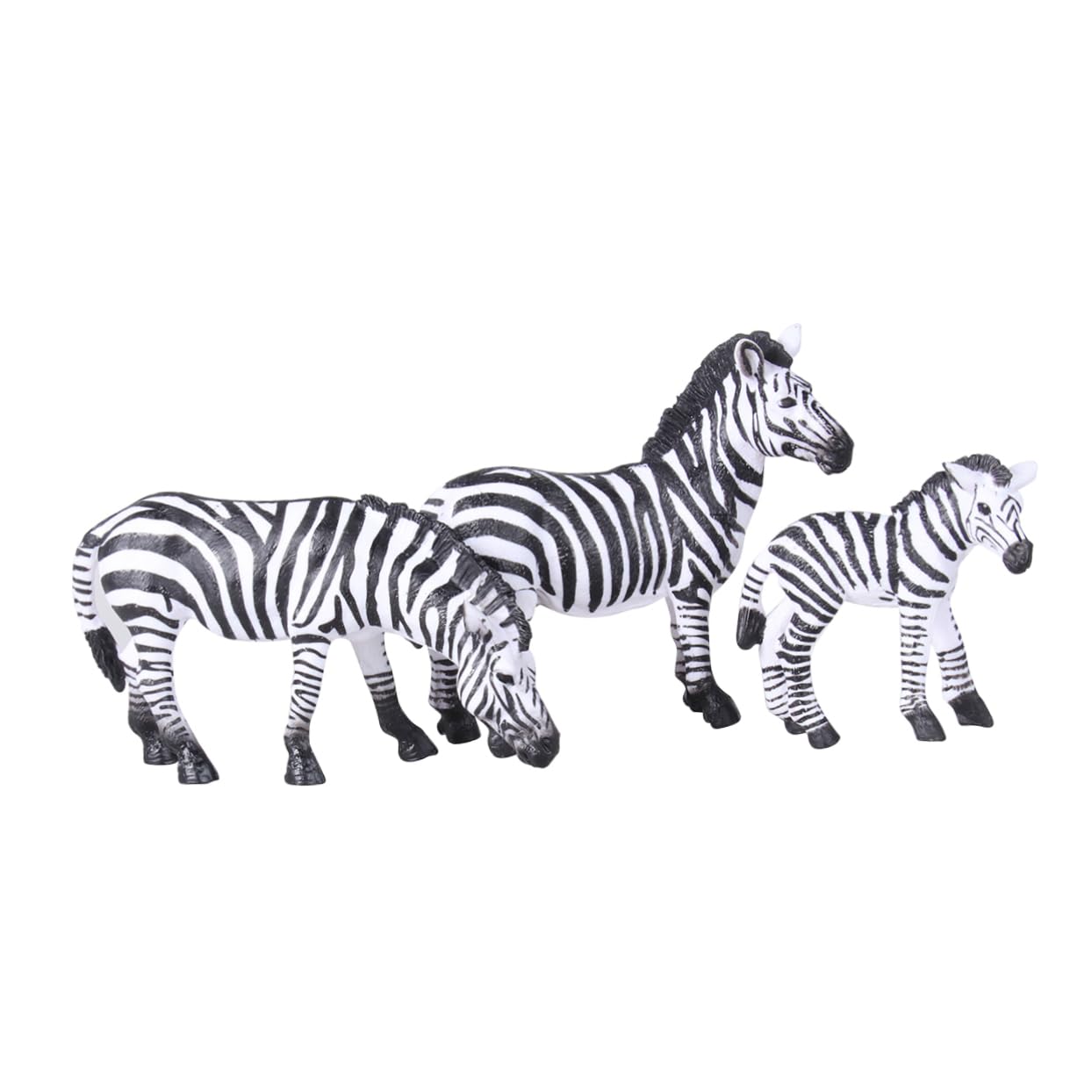 ERINGOGO 1 Set Wild Animal Toys for Kids - Zebra, Panda Figurines, PVC Animal Models, Party Decorations, Kidcraft Playset, Educational Children's Toys, Perfect for Birthday Gifts, Classroom Learning, and Imaginative Play