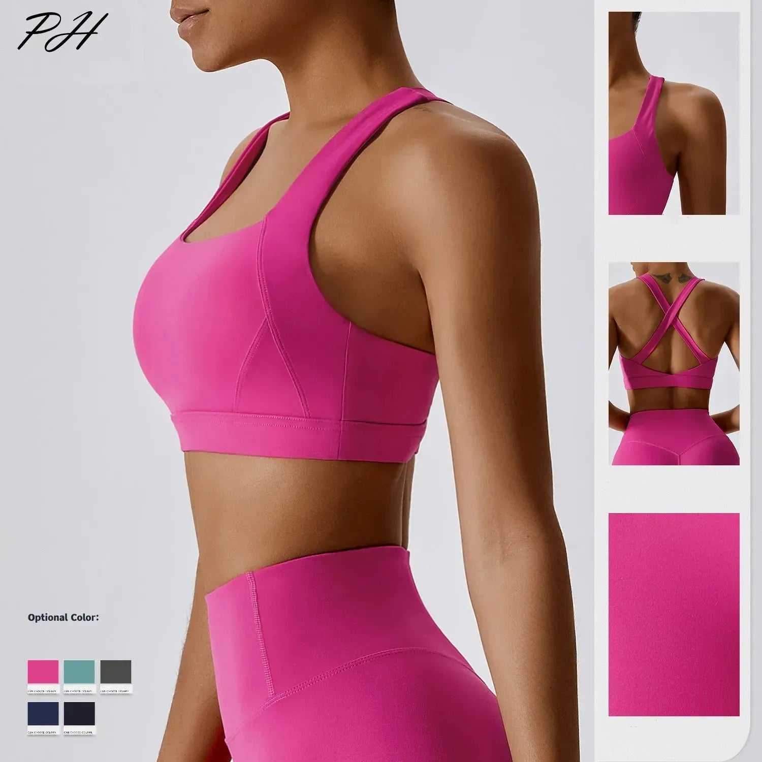Nude Feeling Yoga Sport Sets for Women - Summer Fitness Workout Clothes with Cross Back Sports Bra & Gym Shorts | Perfect for Yoga, Running, Gym & Outdoor Activities