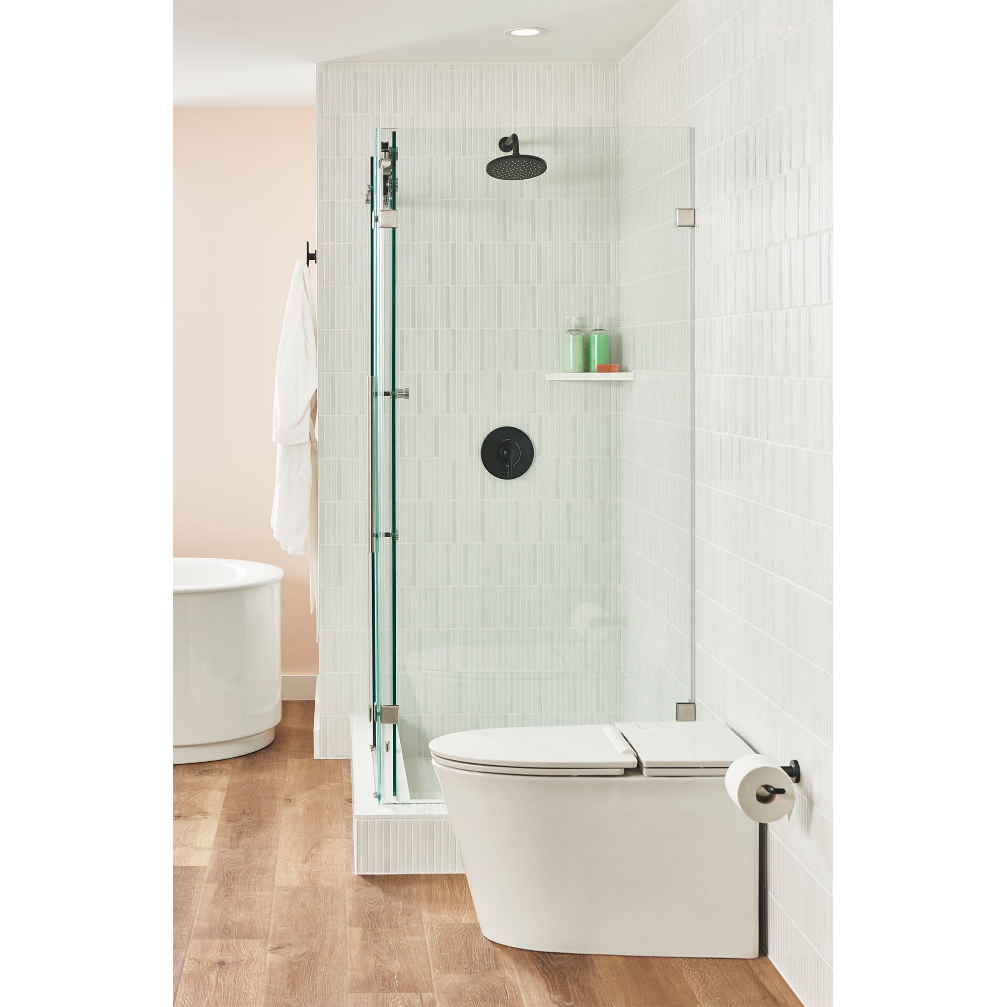 American Standard TU105500.243 Studio S Pressure Balance Shower Valve Trim Kit with Double Ceramic Cartridge & Lever Handle - Perfect for Modern Bathroom Renovations and Water-Efficient Shower Upgrades