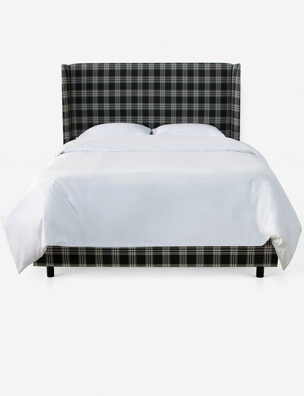 Adara Queen Size Bed Frame with Upholstered Headboard - Modern Platform Bed for Bedroom, Living Room & Guest Room