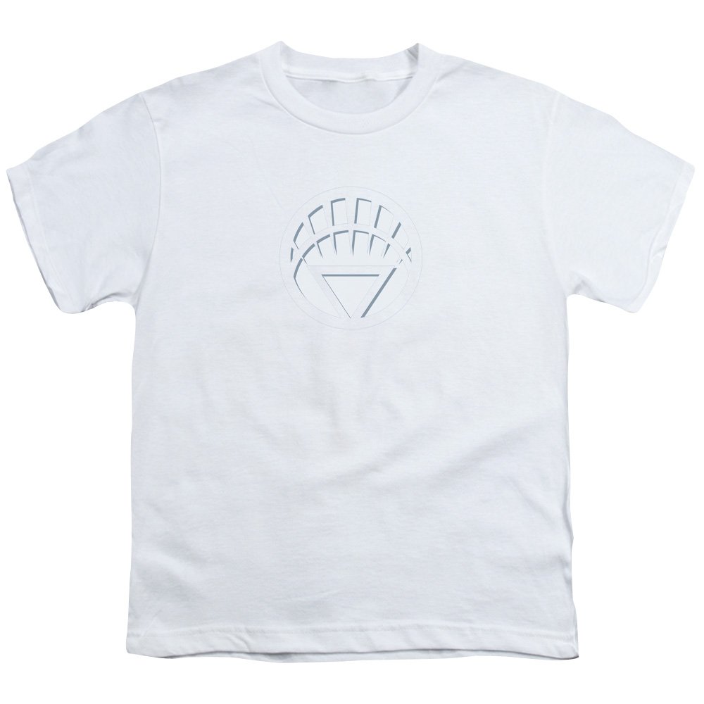 Green Lantern White Lantern Logo Unisex Youth T-Shirt | Superhero Graphic Tee for Boys & Girls | Perfect for Cosplay, Comic Con & Everyday Wear