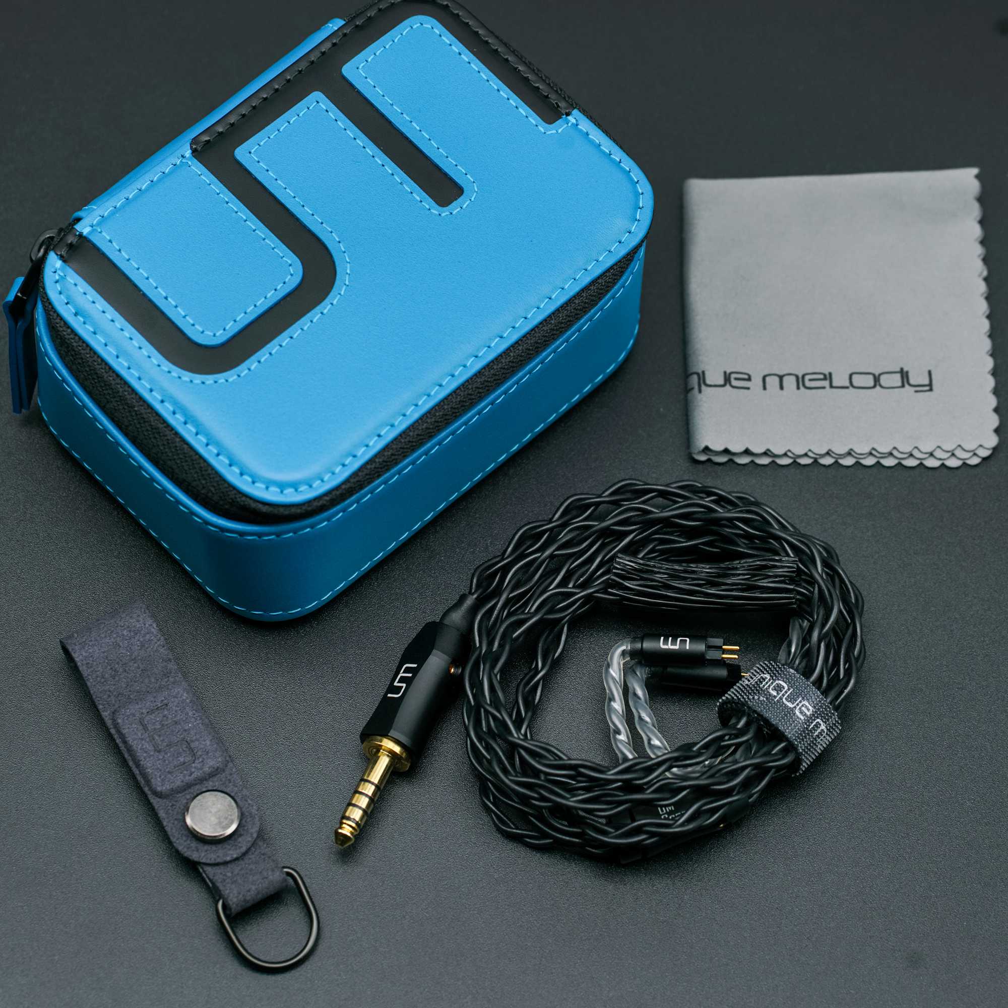 Unique Melody MEST MKII Hybrid Driver In-Ear Monitors - Premium Audiophile Earphones for Music Lovers, Studio Recording & Gaming