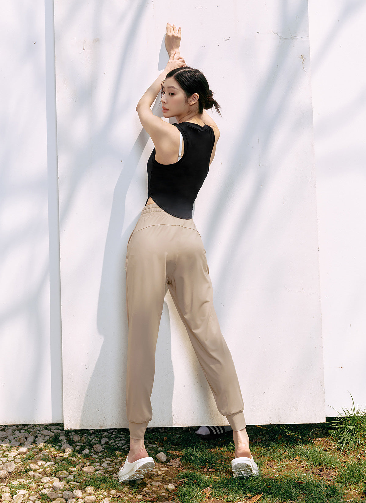 Medium Feather In Band Jogger Pants - Women's Lightweight Casual Lounge Pants for Yoga, Running & Home Wear