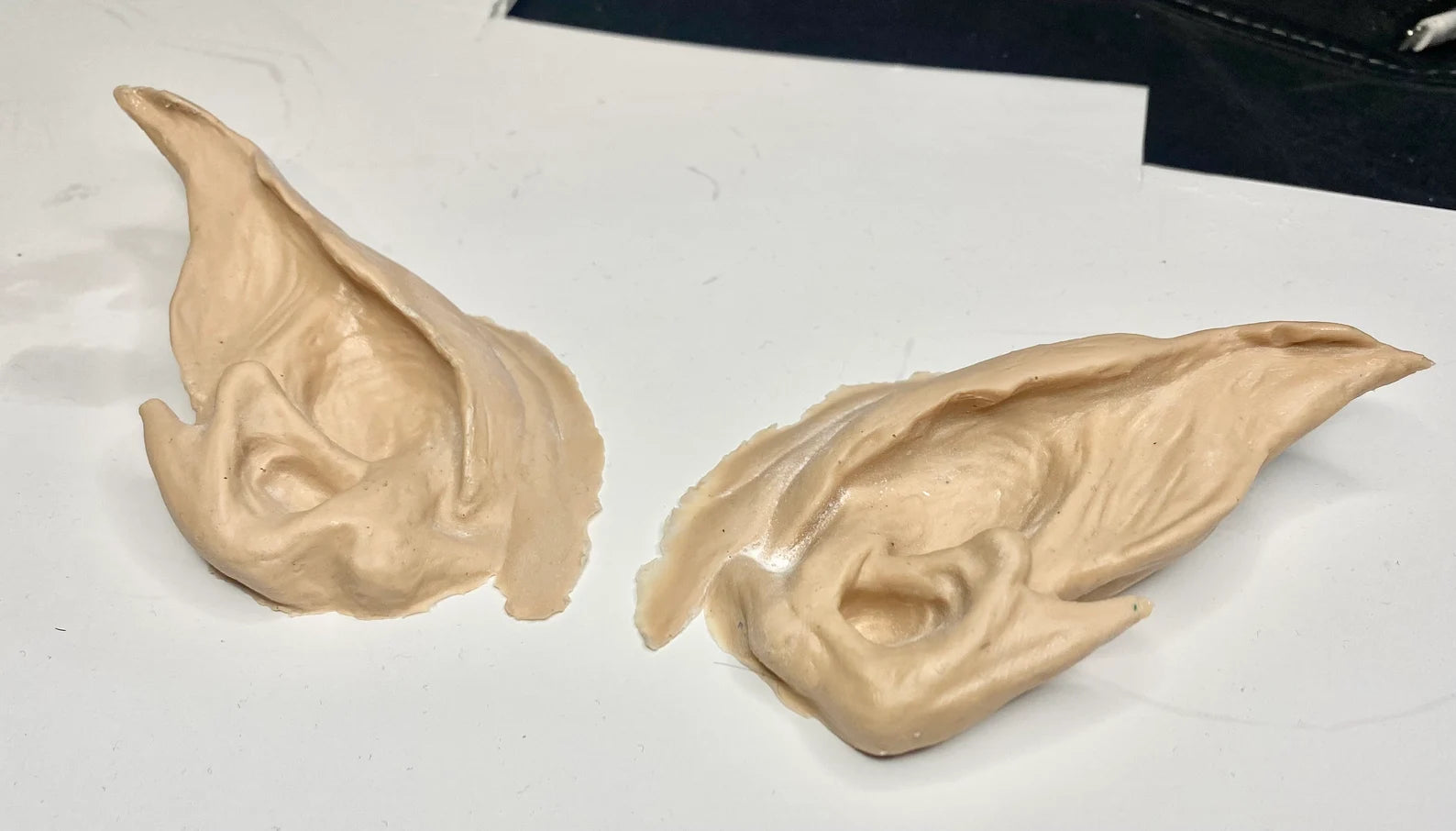 Obsidian FX Elf & Orc Ear Prosthetics - High-Quality Silicone Fantasy Costume Ears for Cosplay, Halloween, and LARP Events
