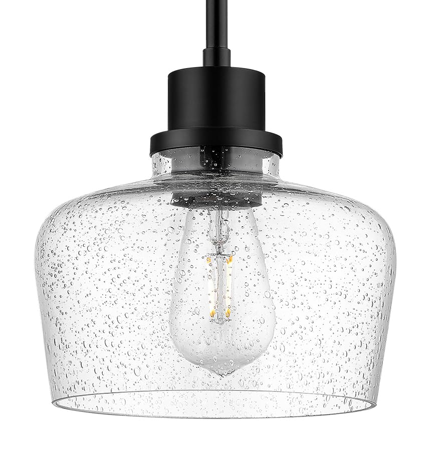 Black & Seeded Glass