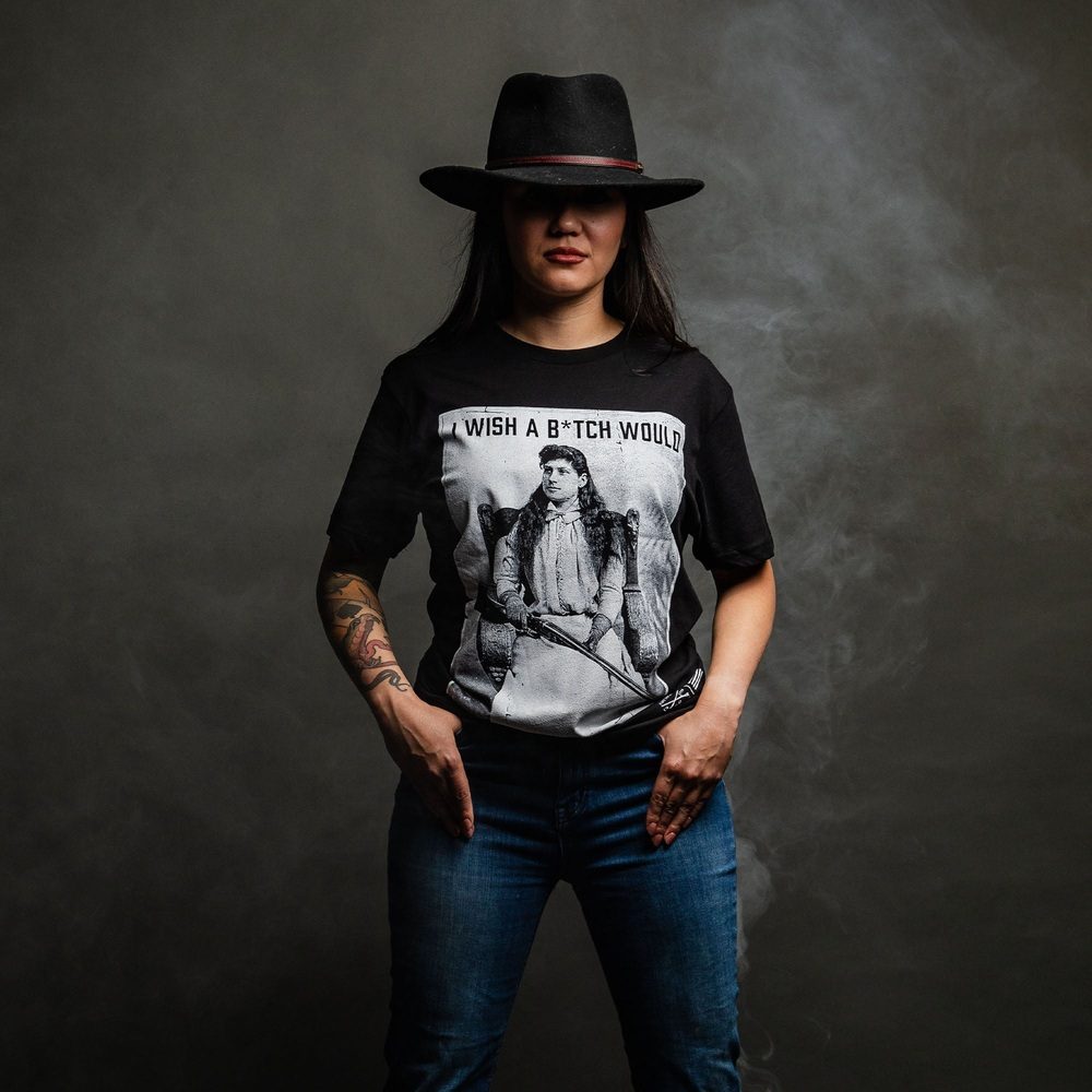Women's 'I Wish A B*tch Would' Boyfriend Fit T-Shirt - Black | Casual Streetwear, Funny Slogan Tee for Everyday Wear & Outings