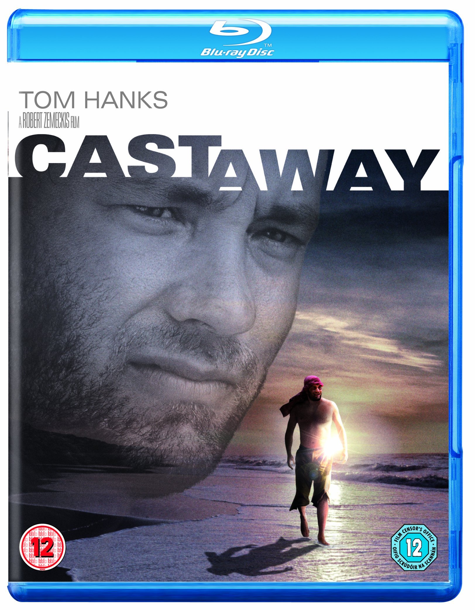 Cast Away [Blu-ray] [Region Free] - Tom Hanks Survival Drama Movie - Perfect for Movie Nights & Adventure Film Collections