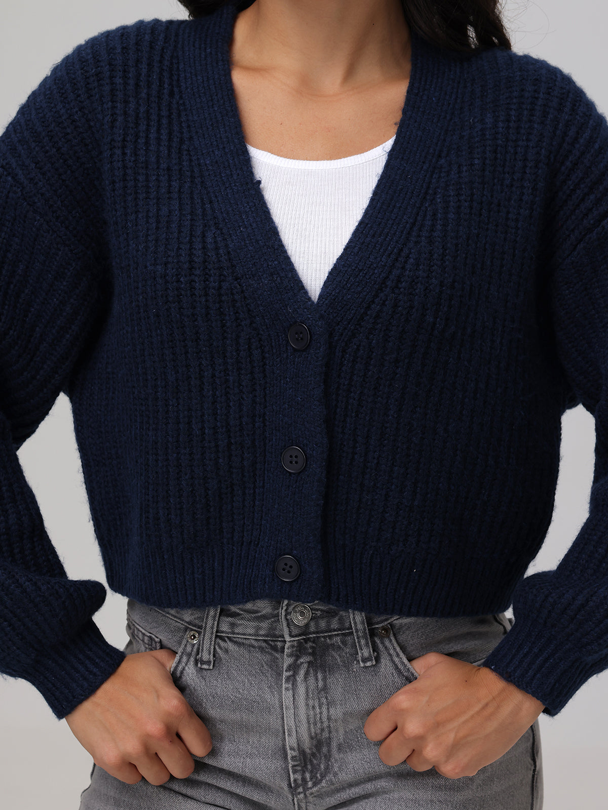 Libby Women's Button Down Cardigan Sweater - Soft & Cozy Knit Open Front Long Sleeve Wrap - Perfect for Office, Casual Wear & Fall Layering