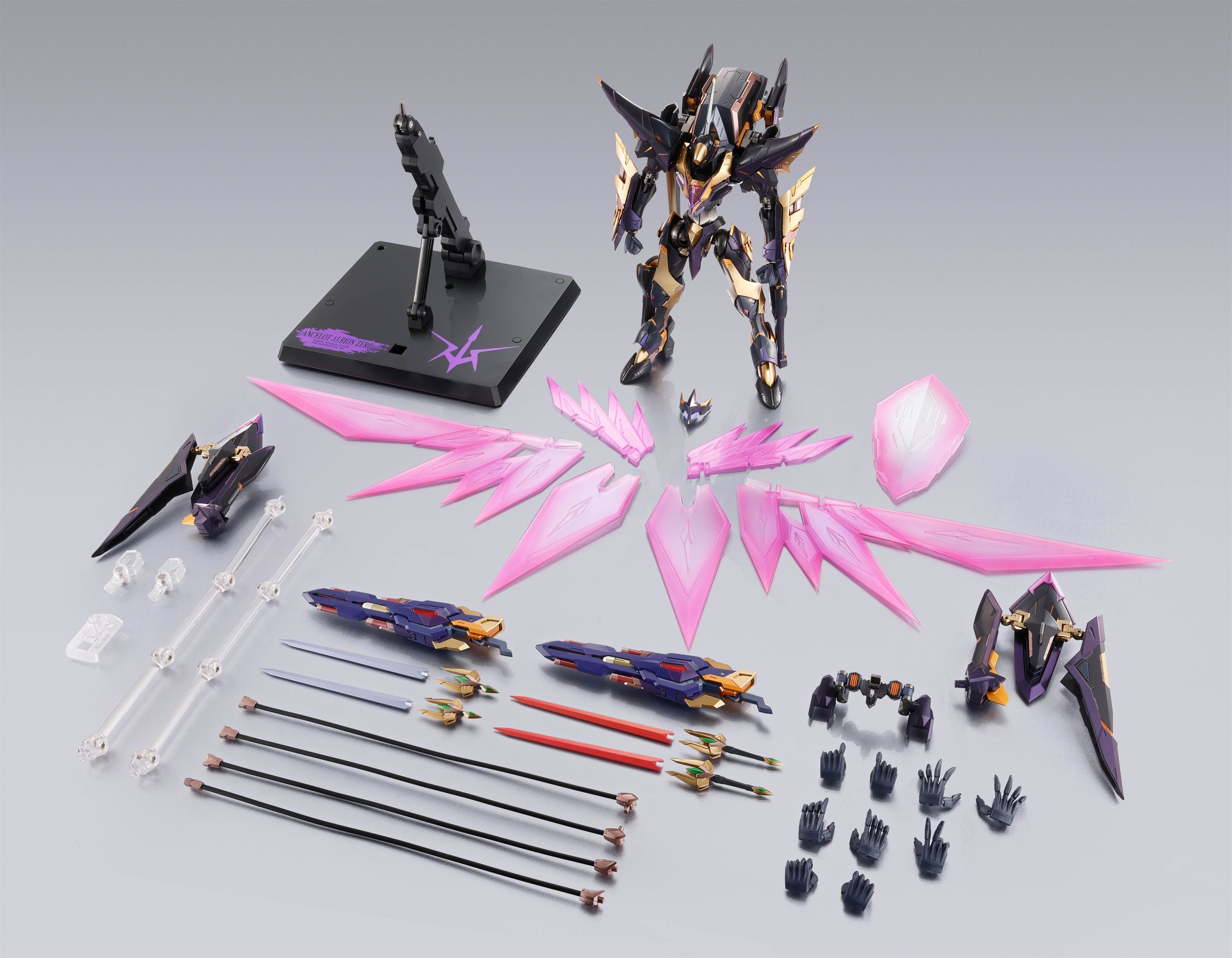 Bandai Metal Build Dragon Scale Code Geass: Lelouch of the Rebellion Lancelot Albion Zero Action Figure - Premium Collectible Anime Model for Display & Gifts | Perfect for Anime Fans & Collectors