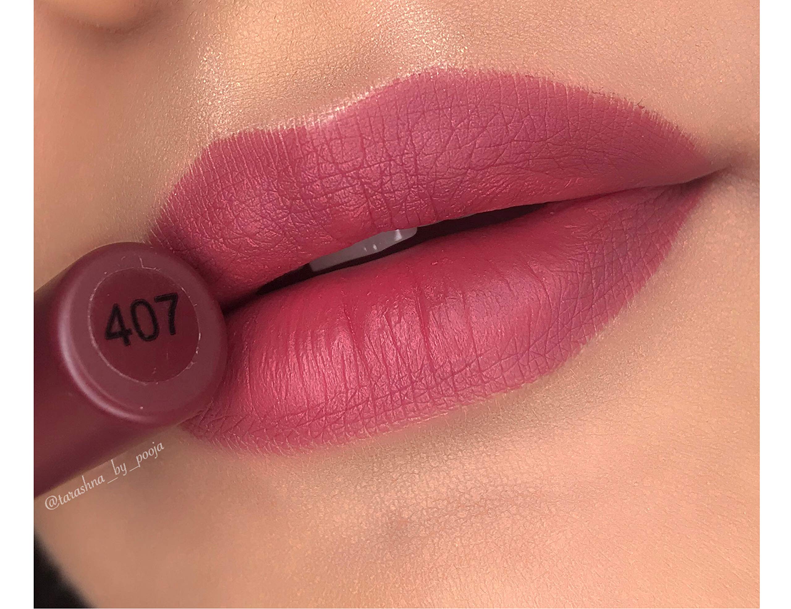 Vatenn Italy Super Stay Lip Crayon 407 - Long Lasting Matte Lipstick, Waterproof & Smudge Proof, Vegan & Cruelty Free (Perfect for Date Night, Parties & Everyday Wear)