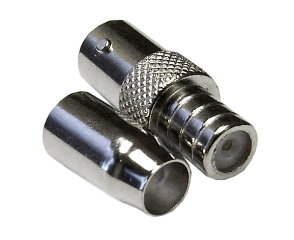BNC Coaxial Cable Connector - 2 Pack Hex Crimp RF Connectors for CCTV, Antenna, Audio Video Equipment - Secure & Durable Connection for Professional Installations