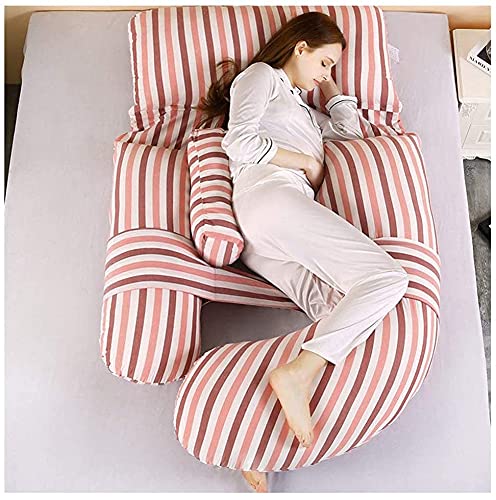 **U-Shaped Full Body Pregnancy Pillow for Pregnant Women – Comfortable Maternity Support Pillow with Washable Cover (Color: Green) – Ideal for Sleeping, Back Pain Relief & Relaxation During Pregnancy**