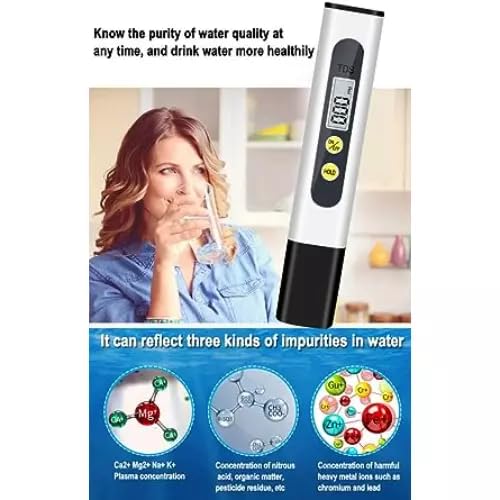 SP Electron Digital TDS Meter - Water Quality Tester for Drinking Water, Aquariums & Hydroponics | Total Dissolved Solids Measurement | Home, Lab & Pool Testing