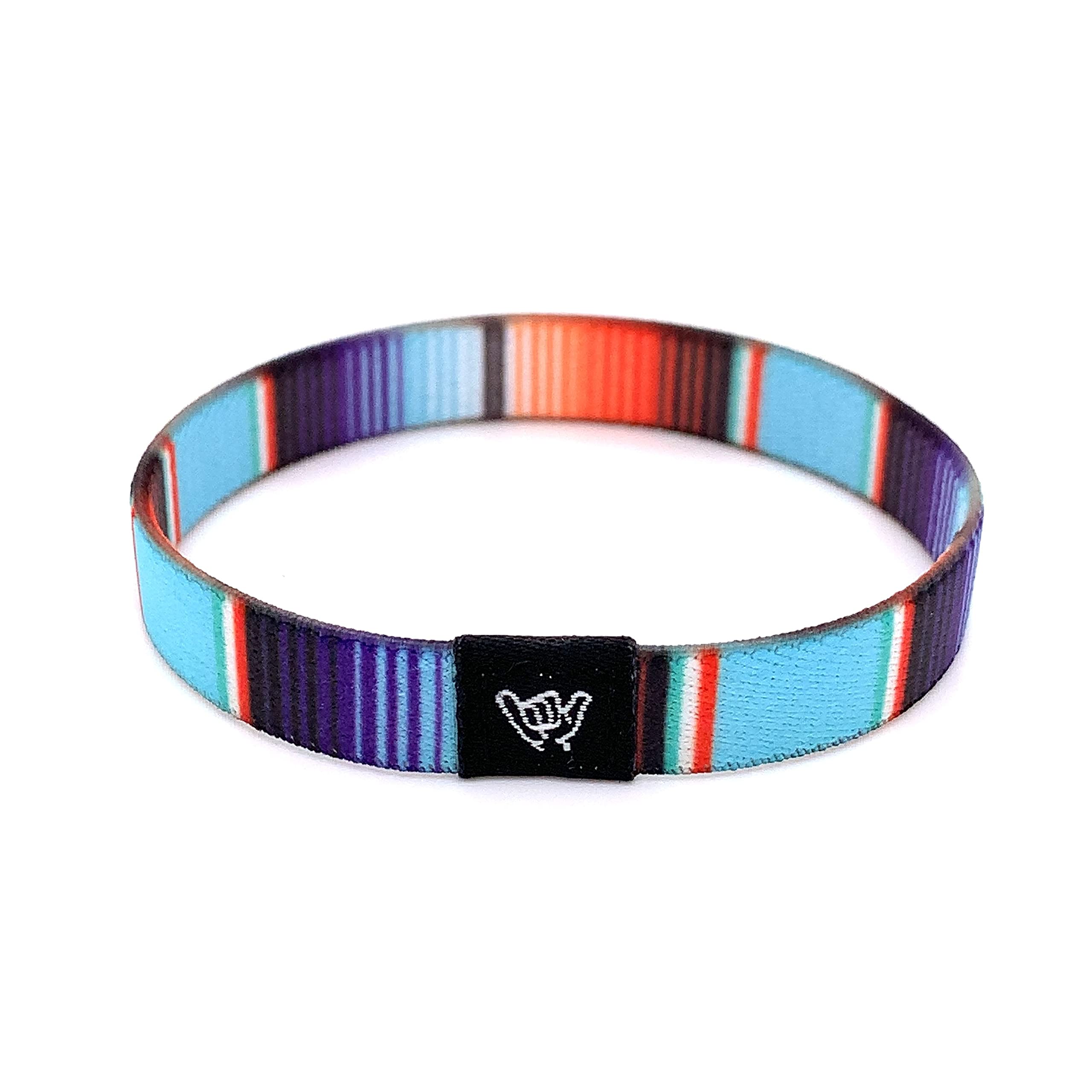 Comfy Boho Chic Beach Bracelets - Hang Loose Bands for Women, Men & Teens - Trendy Wristband for Summer Vacations, Music Festivals & Casual Wear