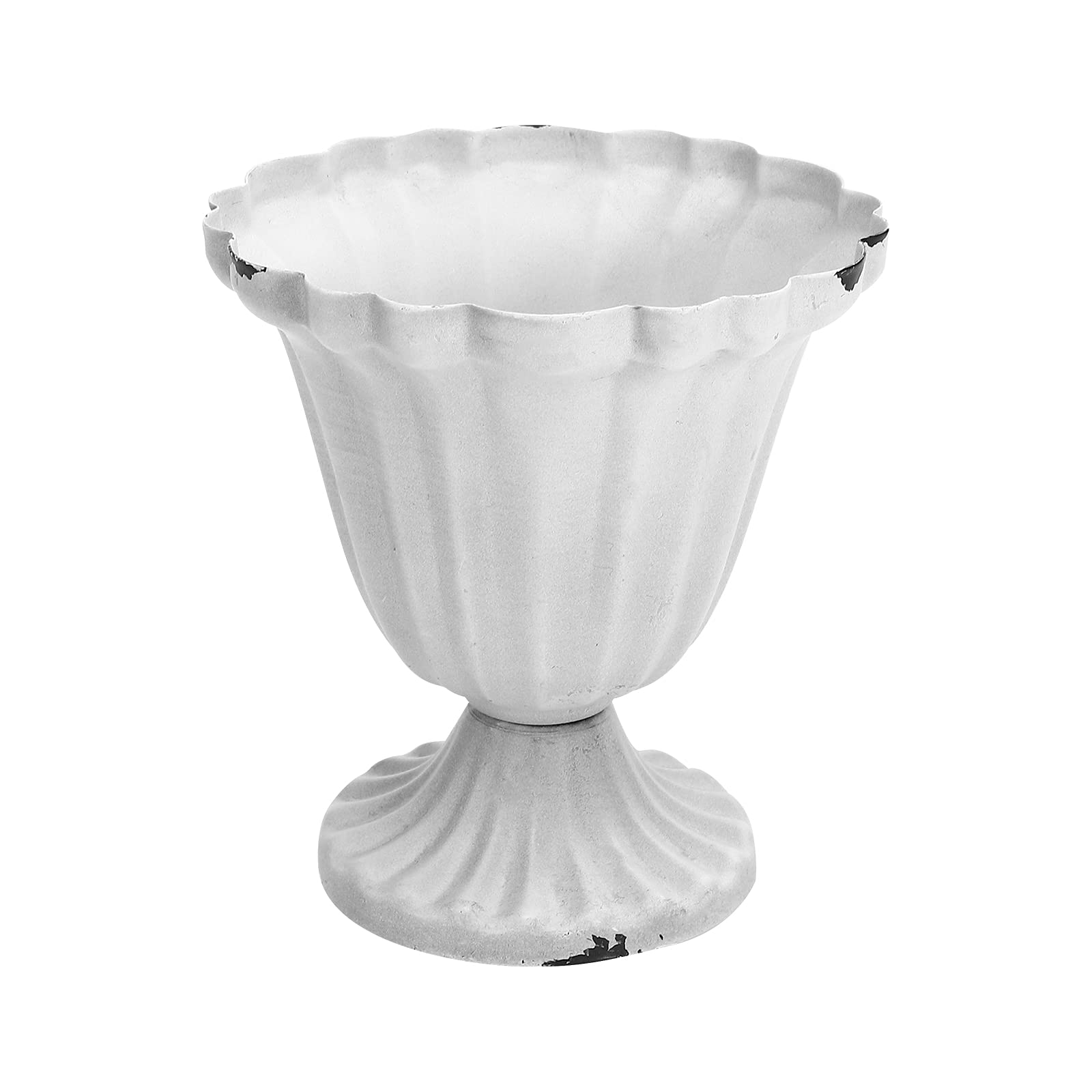 1Pc Desktop Iron Flower Vase - Compact Plant Pot for Home Decor, Office, Wedding & Party Arrangements | Rustic Metal Planter for Succulents, Flowers & Green Plants | Perfect for Centerpieces, Gift Giving & Celebration Decorations