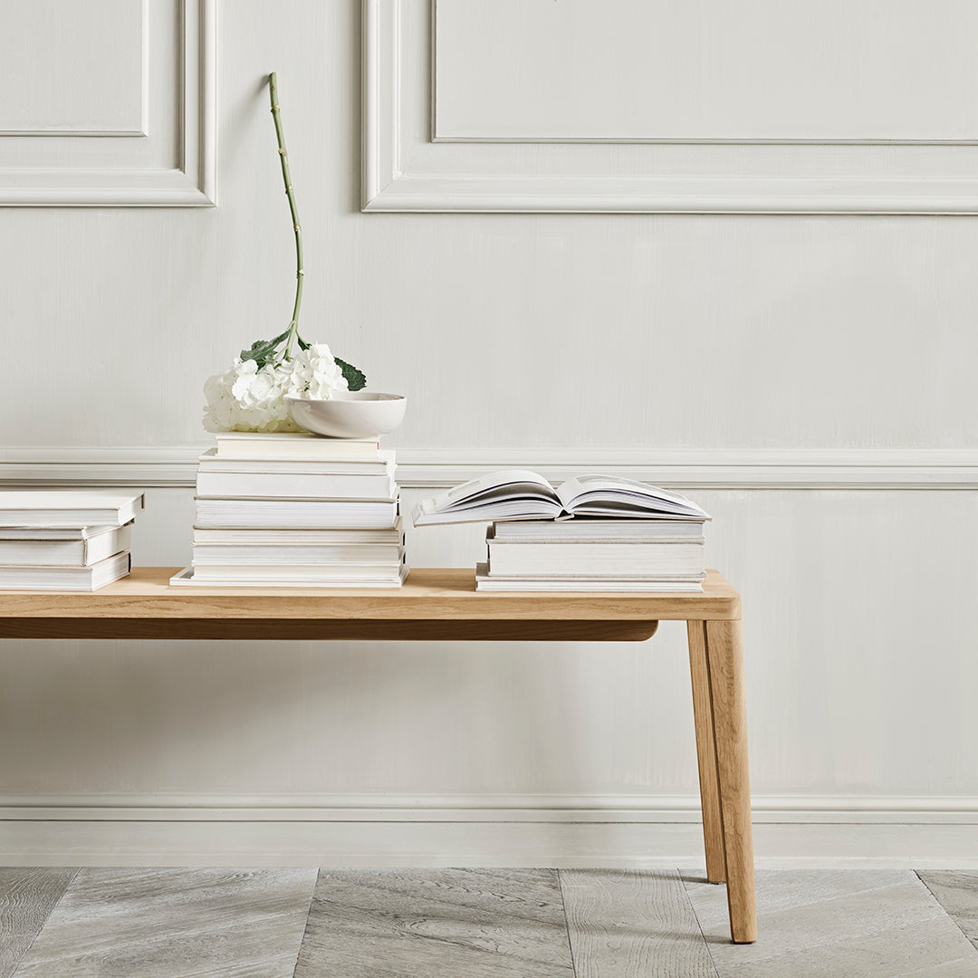 Graceful Modern Wooden Bench by Michael H Nielsen - Bolia Scandinavian Design for Living Room, Bedroom, or Entryway