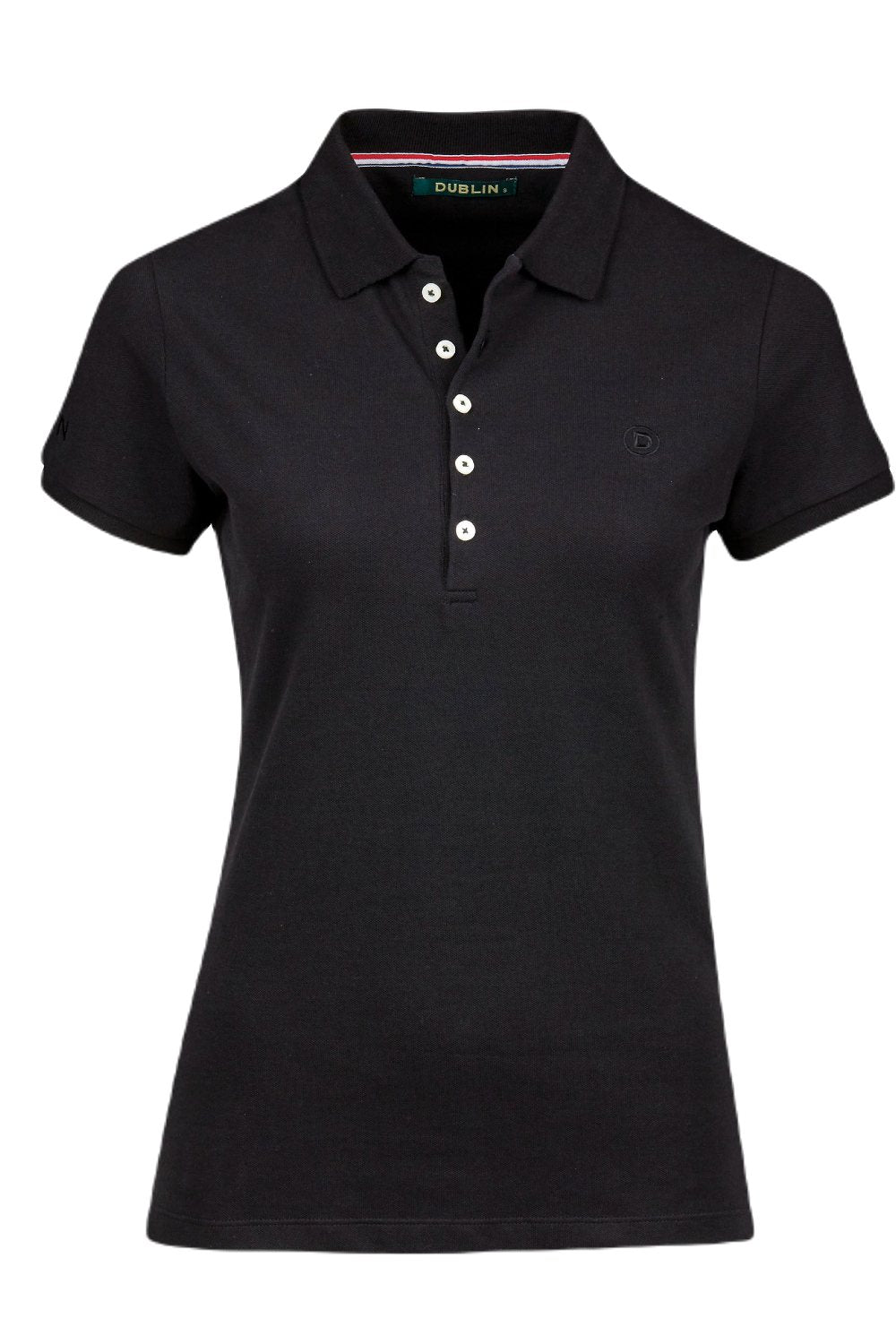 Dublin Lily Cap Sleeve Polo Shirt for Women - Breathable Cotton Casual Top for Golf, Tennis & Summer Outfits