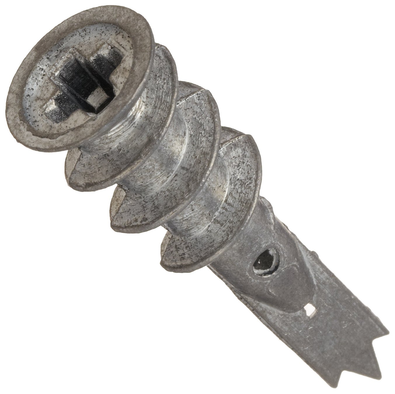 Morris Products 30708 Self Drilling Zinc Anchors (100-Pack) - Heavy Duty Fasteners for Drywall, Concrete & Metal Applications