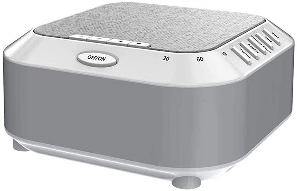 High Fidelity White Noise Machine with 5 Soothing Sounds & Sleep Timer - Perfect for Baby Sleep, Kids, Adults, Travel, Office & Home Use - Create Relaxing Ambience for Better Sleep, Focus & Stress Relief