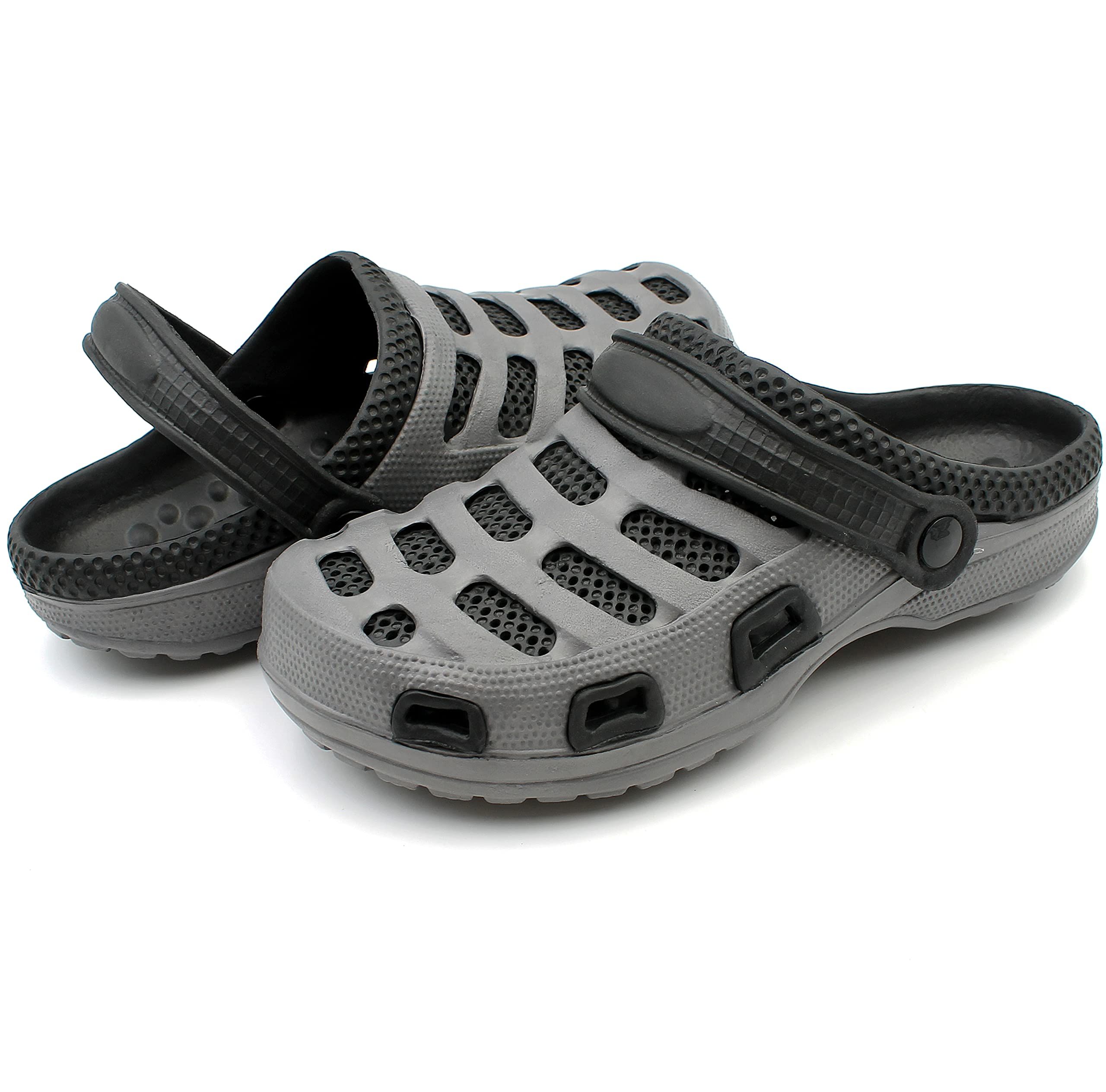 Men's Comfortable Garden Clogs - Breathable Two-Tone Sandals & Slippers for Summer | Beach, Backyard, Poolside & Casual Wear