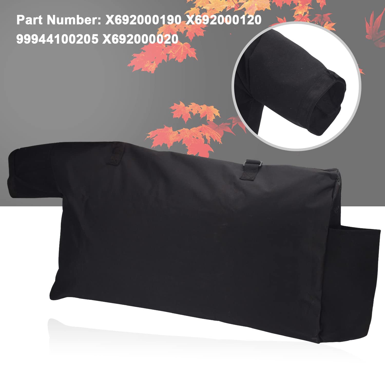 Replacement Dust Bag for Echo Leaf Blower - Compatible with ES-210, ES-230, ES-250, ES-255, ES-1000, ES-2000, ES-2100 Models - Perfect for Yard Cleanup & Leaf Shredding | Replaces X692000120, 99944100205, X692000020