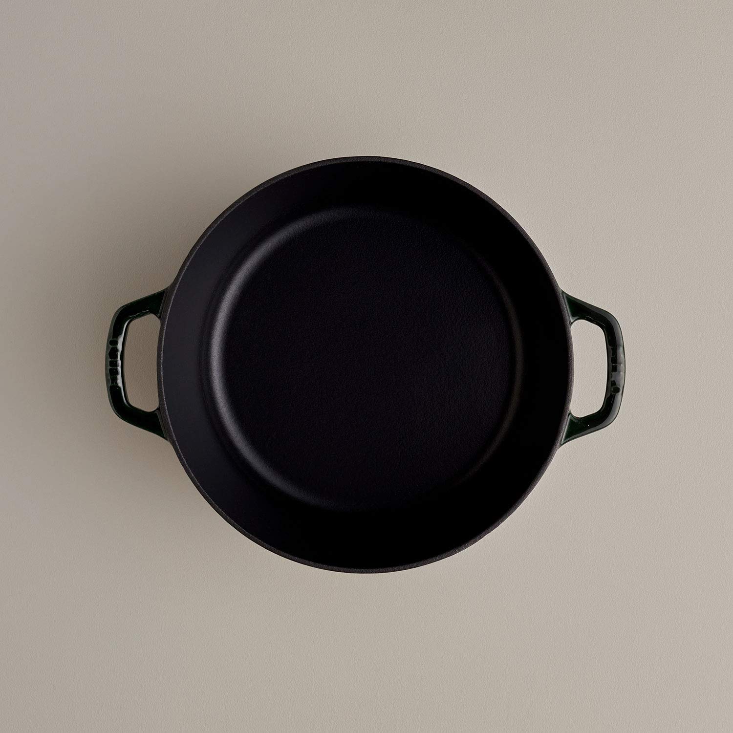 Premium 5.5-Quart Enameled Cast Iron Dutch Oven with Lid - Kana Milo Enamel Coated Casserole Pot | Oven & Dishwasher Safe | Emerald Green with Gold Knob | Perfect for Braising, Stewing & Baking Bread