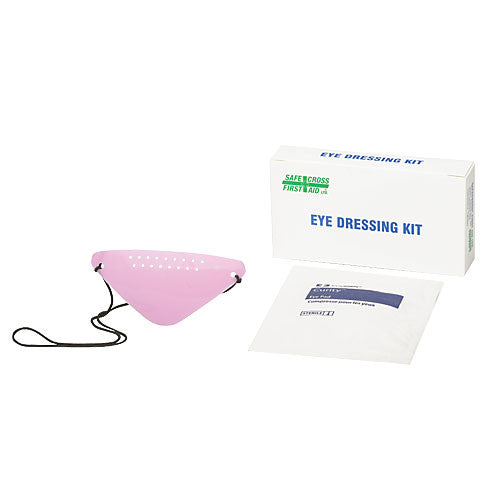 Medical Eye Dressing Kit with 1 Sterile Eye Pad & 1 Protective Eye Shield - First Aid for Eye Injuries, Post-Surgery Care & Emergency Protection