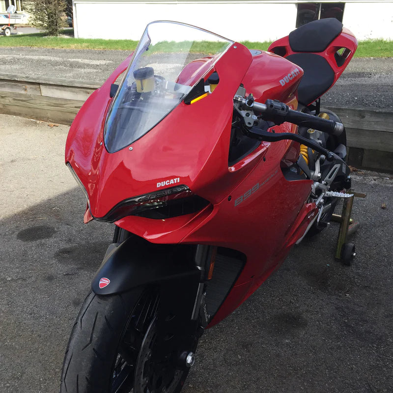 Ducati 1199 Panigale Mirror Block Off Turn Signals Kit for 2011-2014 Models | Motorcycle Accessories for Racing & Street Performance