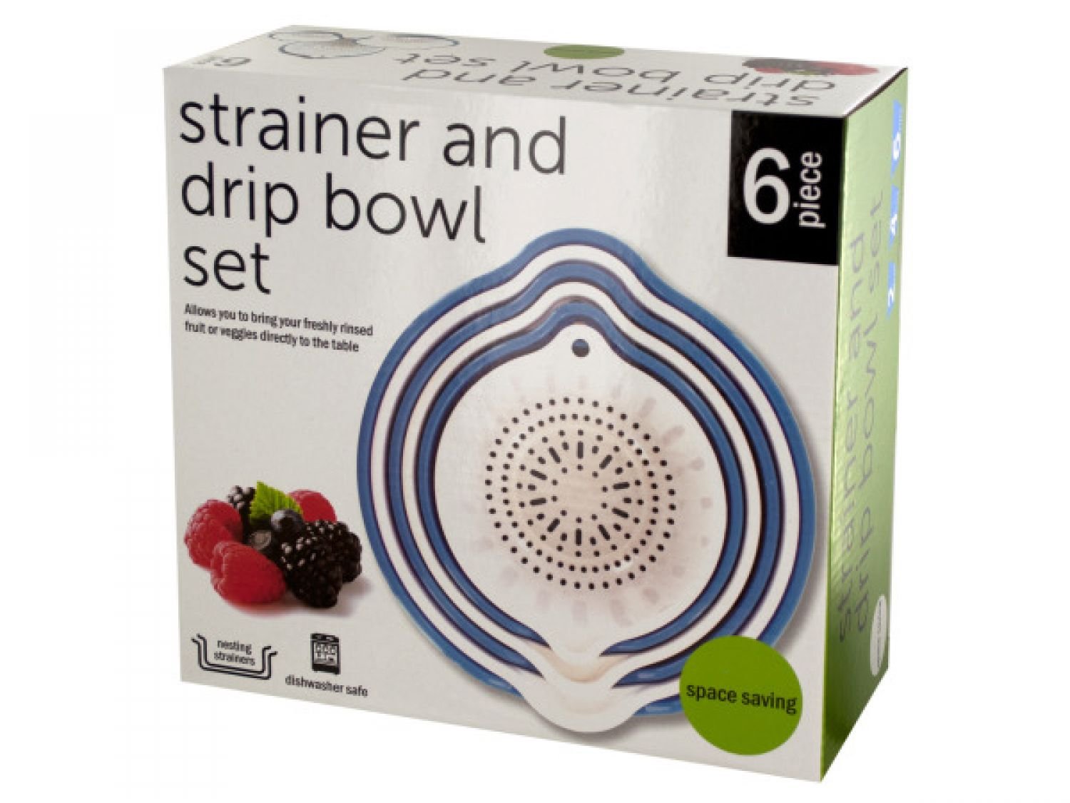 StarSun 12-Piece Strainer & Drip Bowl Set for Kitchen Cooking